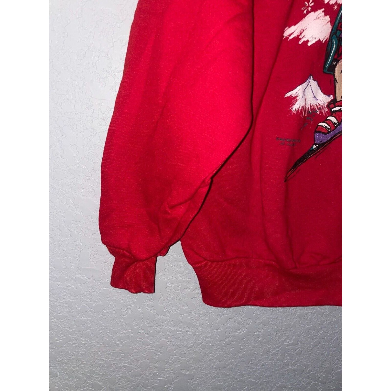 Jerzees Vintage Skiing Sweatshirt Crewneck Utah Skiing Moose VTG 90s Size US M / EU 48-50 / 2 - 7 Thumbnail