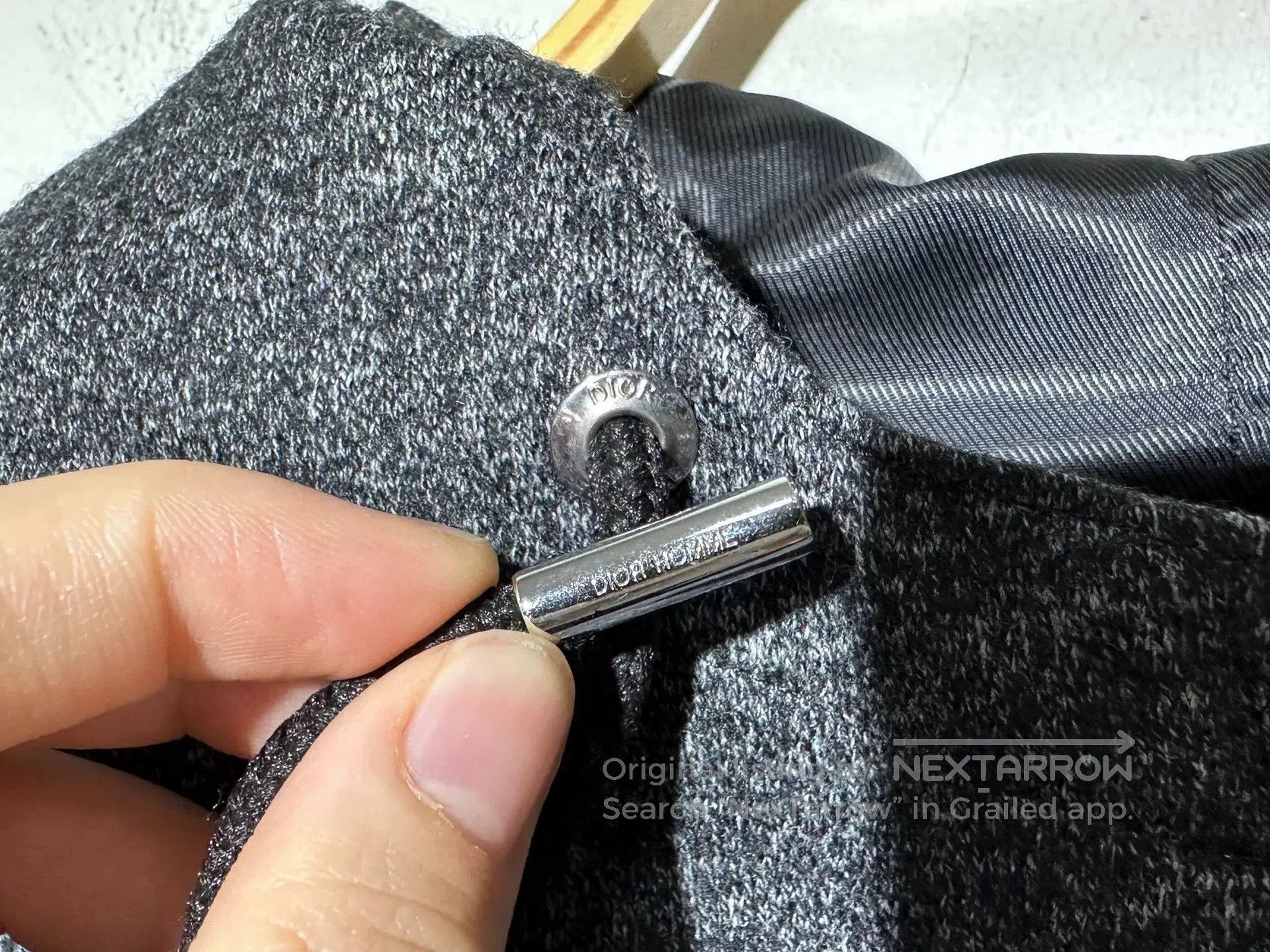 Dior Dior Men's Wool Coat in Dark Gray. Size US L / EU 52-54 / 3 - 6 Thumbnail