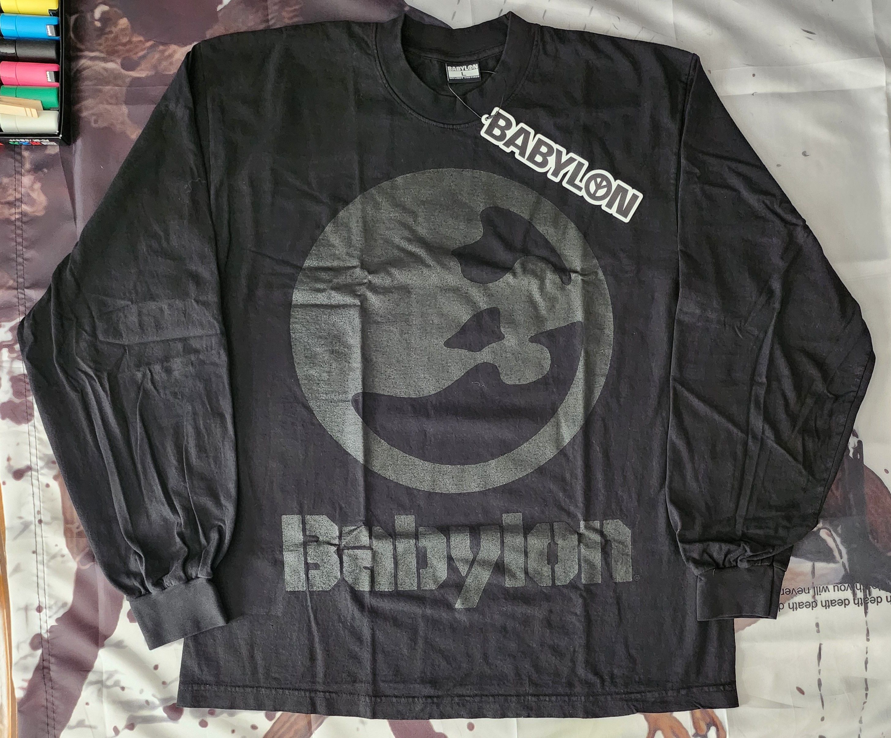Babylon Drop Face Longsleeve Tee Size US L / EU 52-54 / 3 - 1 Thumbnail
