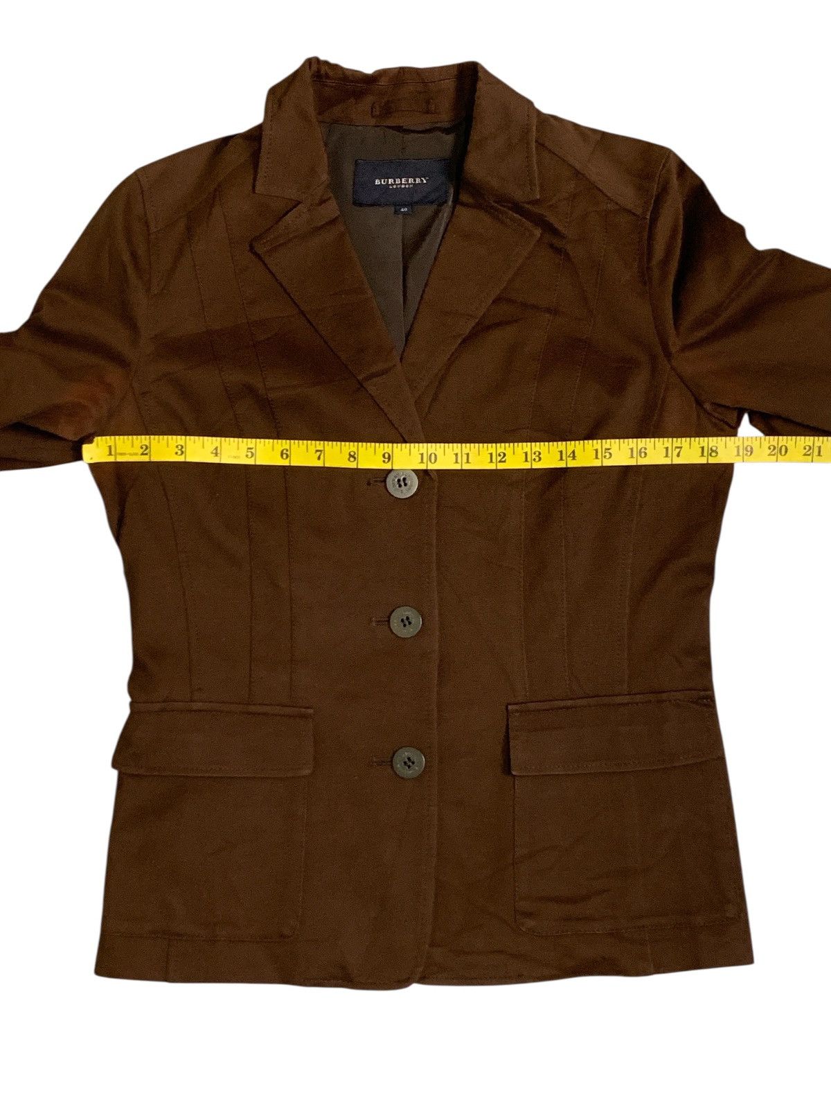 Burberry Rare Design Burberry Button Blazer With Two Front Pockets Size M / US 6-8 / IT 42-44 - 10 Thumbnail