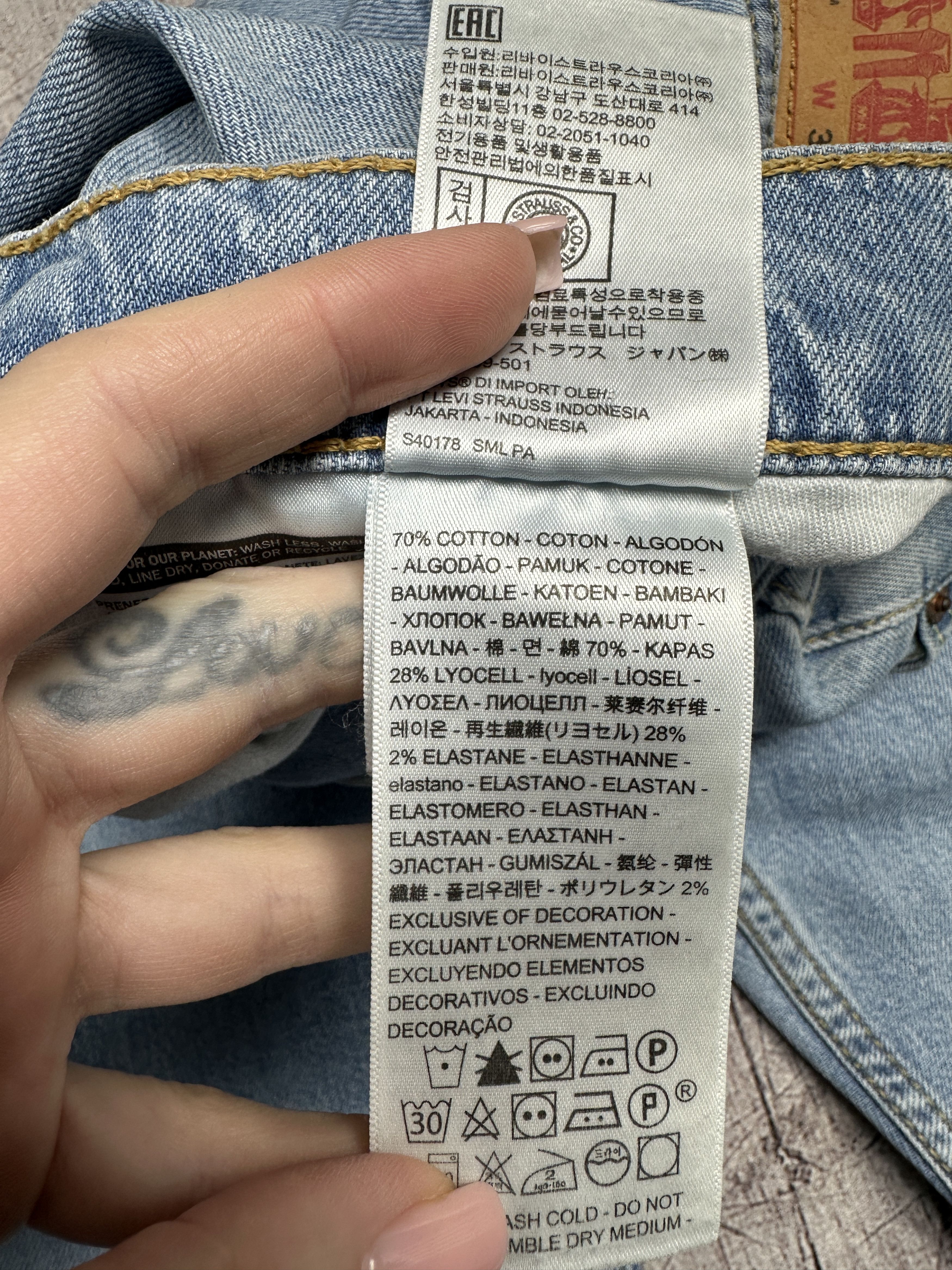 Levi's Levi's 514 Mens Denim Pants Jeans Size 34 x 30 Size US 34 / EU 50 - 9 Thumbnail