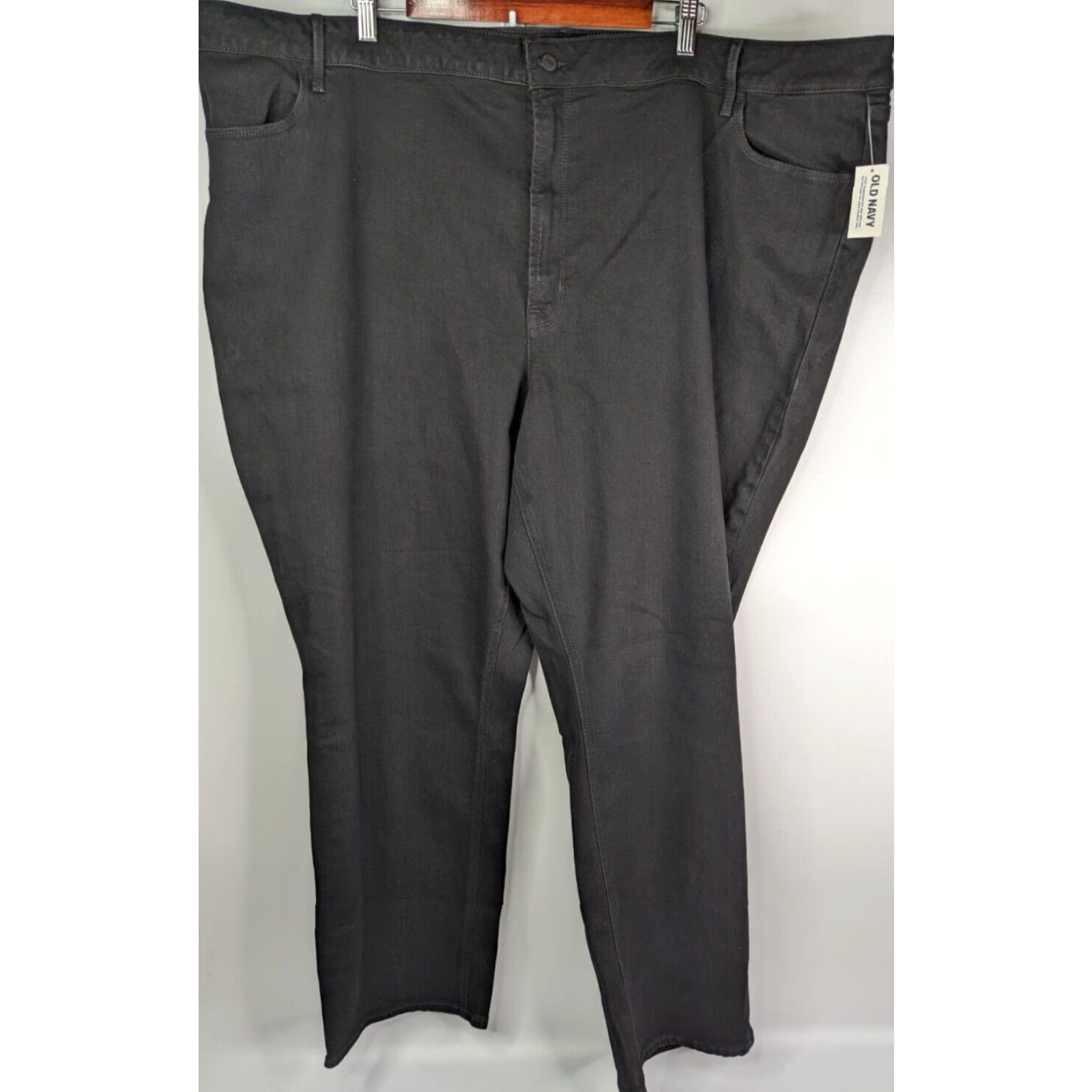 Old Navy Old Navy Jeans Black 30 Women's High Rise Straight Leg Denim 5-Pocket Regular Size 30 Stretch Size 30" / US 8 / IT 44 - 2 Thumbnail