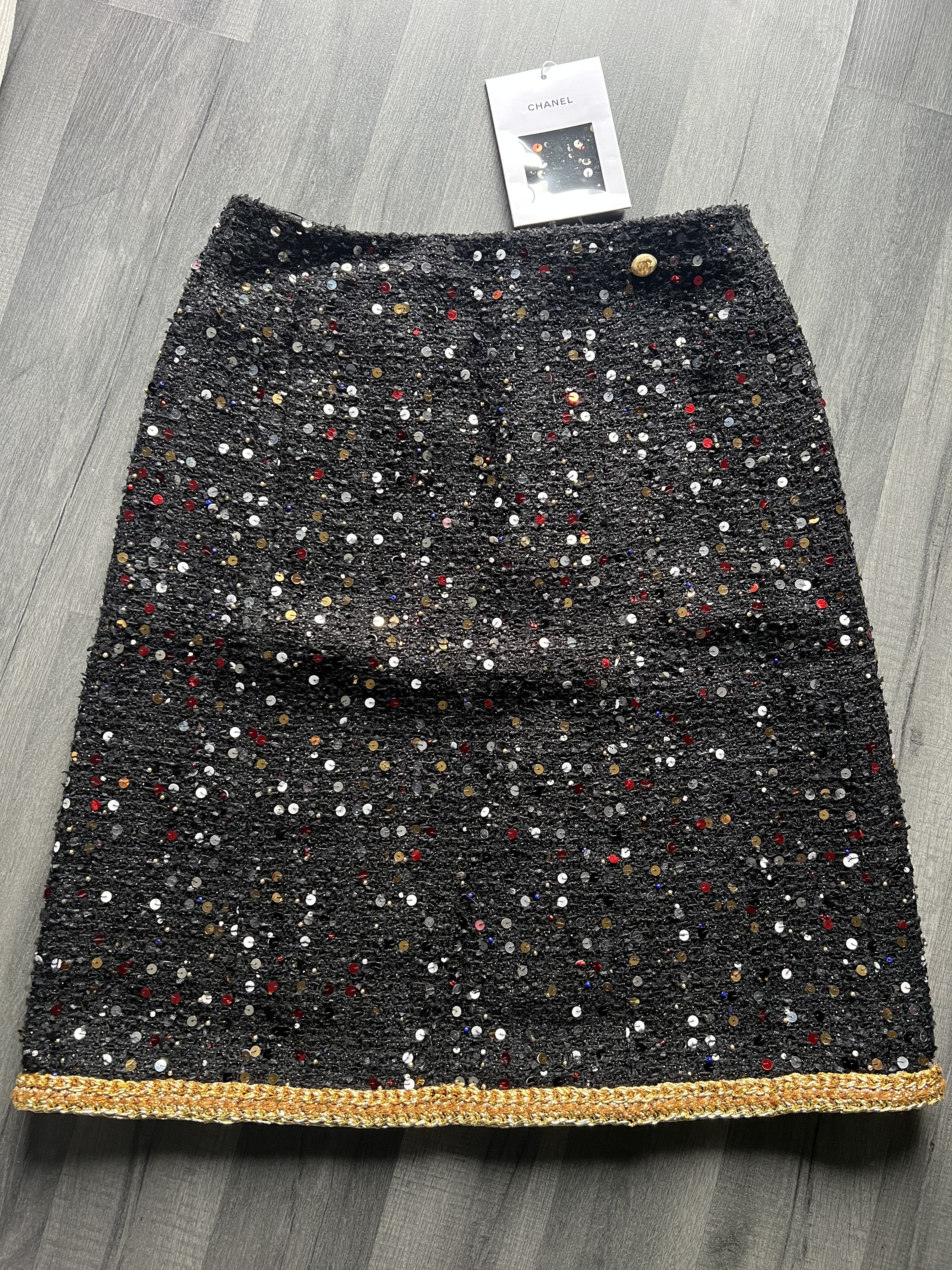 Chanel Chanel sequin skirt size 36 Size S / US 4 / IT 40 - 2 Thumbnail