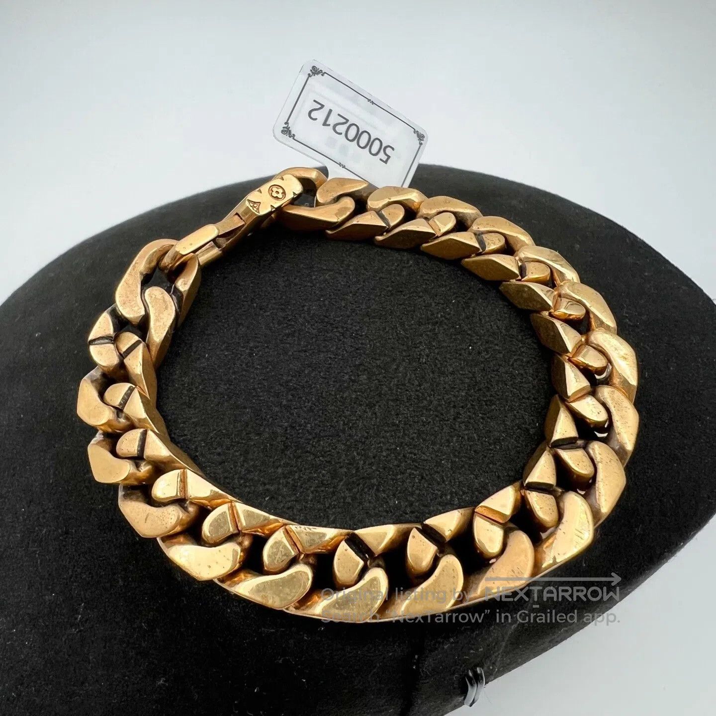 Louis Vuitton Louis Vuitton sizeM Enamel gradient Cuban chain Size ONE SIZE - 5 Thumbnail