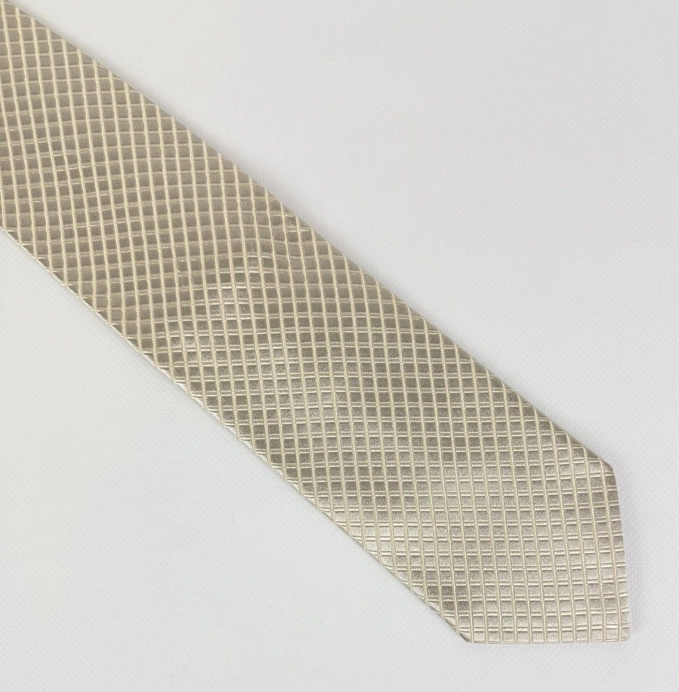 Ermenegildo Zegna Ermenegildo Zegna 100% silk Tie Beige Necktie for Men Top Size ONE SIZE - 5 Thumbnail