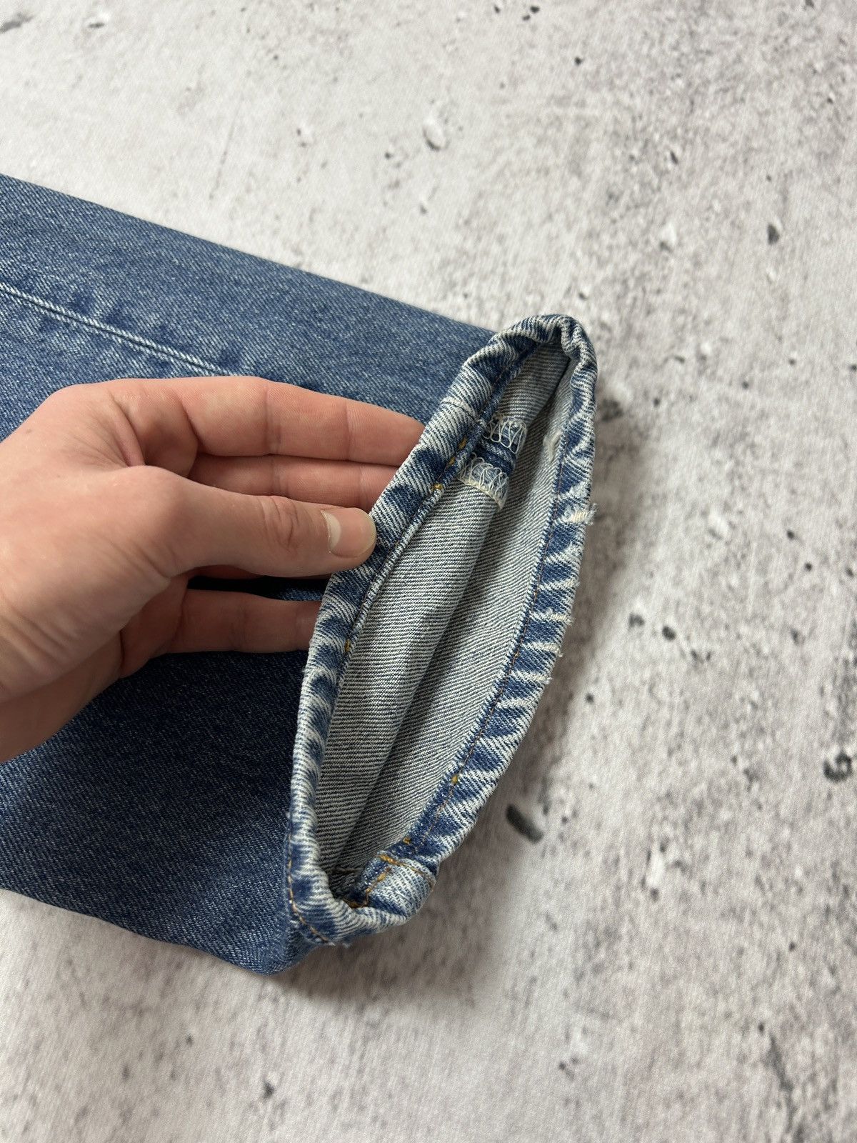 Levi's Vintage Clothing 💥Vintage Levis 501 Washed Baggy Wide Leg Denim Jeans 90s💥 Size US 32 / EU 48 - 13 Thumbnail