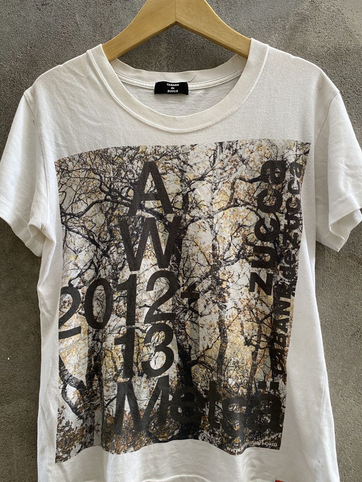 CABANE de ZUCCa × Issey Miyake AW2012-13 METSA CABANE DE ZUCCA, Issey Miyake tshirt white Size US M / EU 48-50 / 2 - 3 Thumbnail