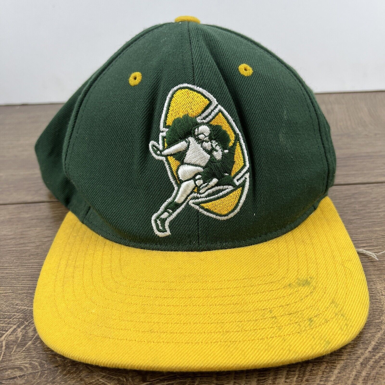 Mitchell & Ness Vintage Green Bay Packers Hat Green Hat Snapback Adjustable Size ONE SIZE - 1 Thumbnail