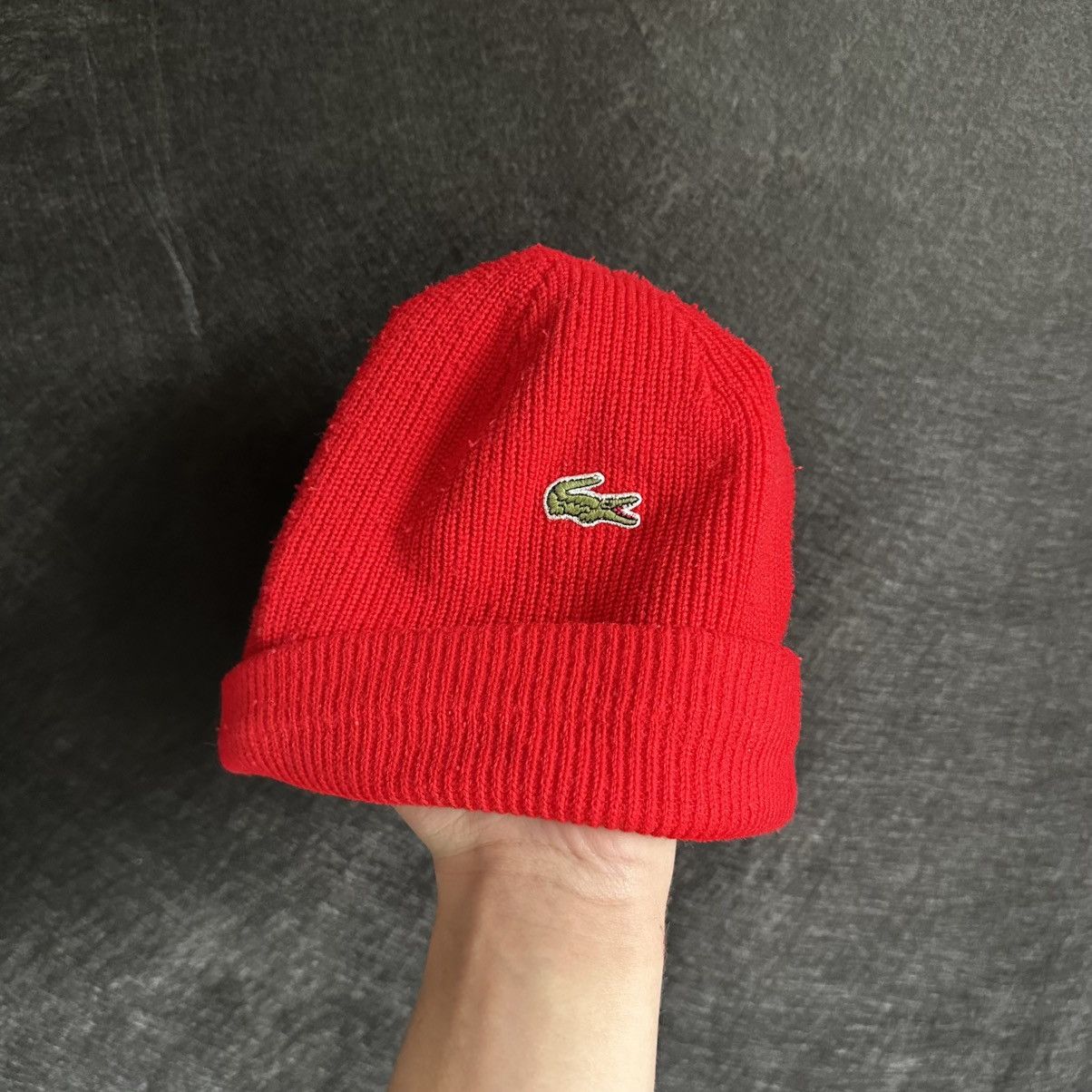 Lacoste Vintage Lacoste Hat Red Size ONE SIZE - 1 Thumbnail