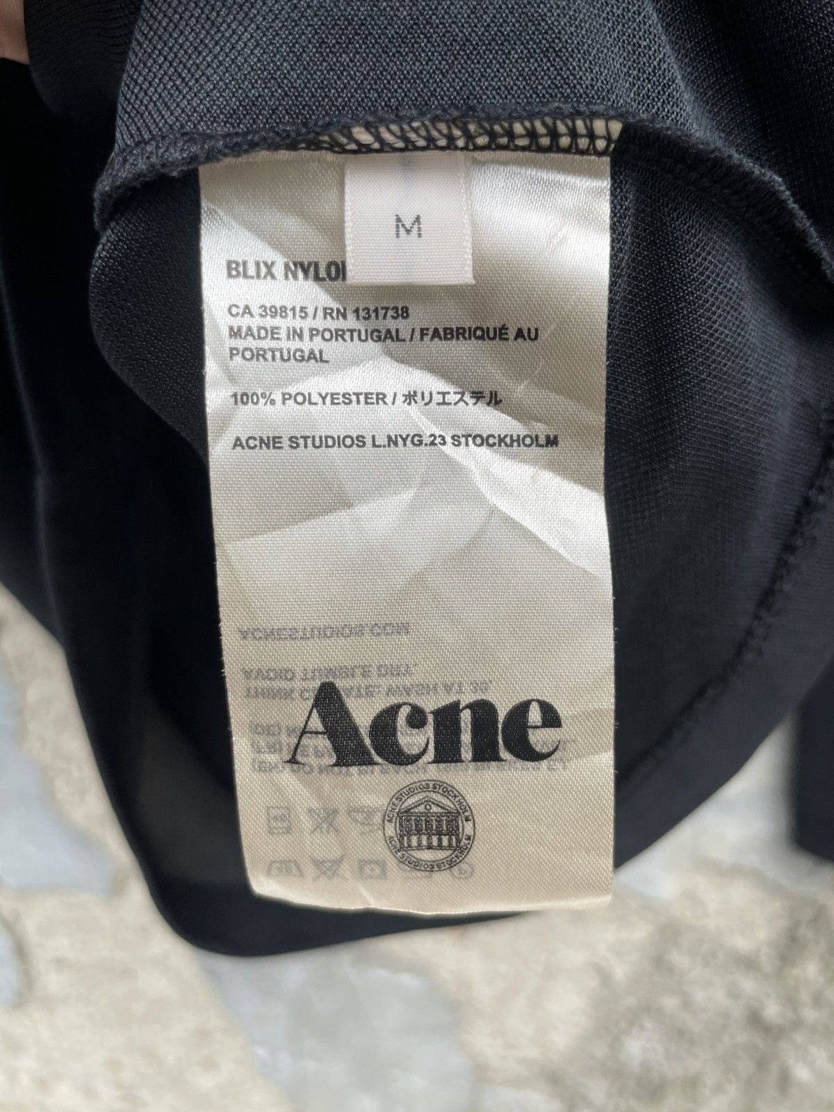 Acne Studios Acne Studios Blix Nylon Paw13 Long Sleeve Size US M / EU 48-50 / 2 - 6 Thumbnail