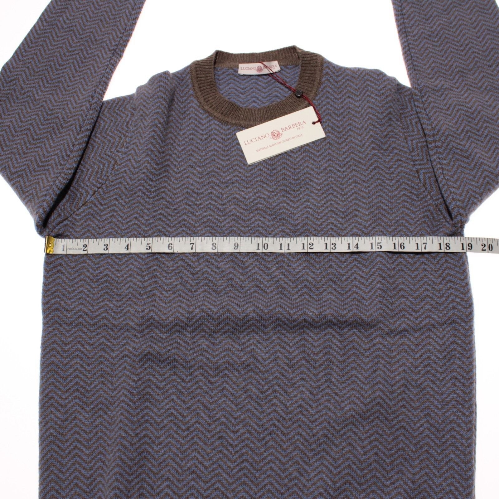 Luciano Barbera Luciano Barbera Sweater Size US M in Blue Size US M / EU 48-50 / 2 - 4 Thumbnail