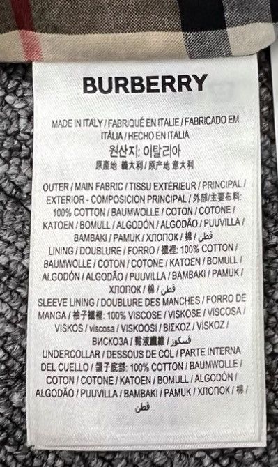 Burberry Burberry black logo cotton lapel mid-length trench coat K12 Size US M / EU 48-50 / 2 - 8 Thumbnail