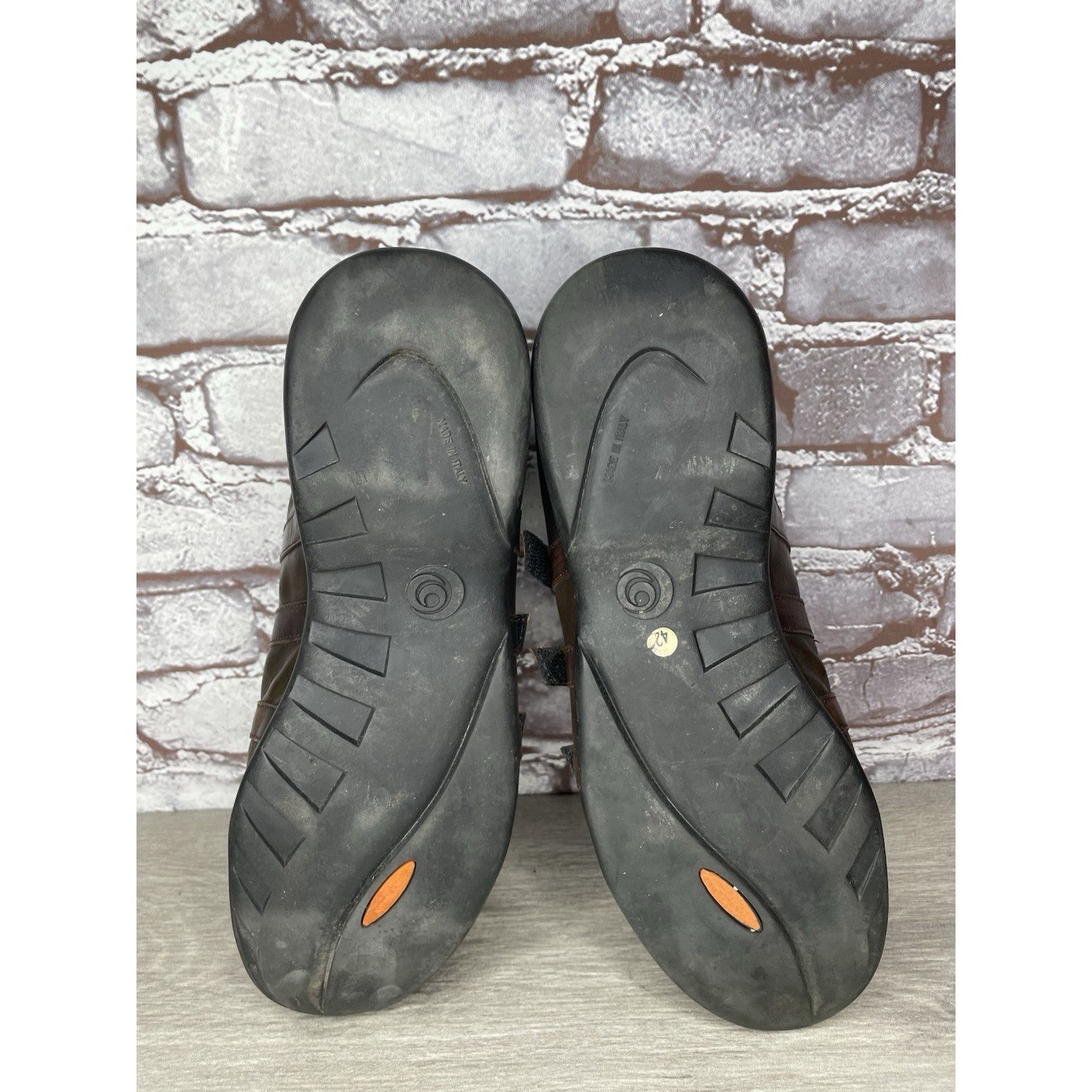 VERRI Bruno Verri Brown Leather Metallic Fashion Shoes Sneakers Me Size US 9 / EU 42 - 8 Thumbnail