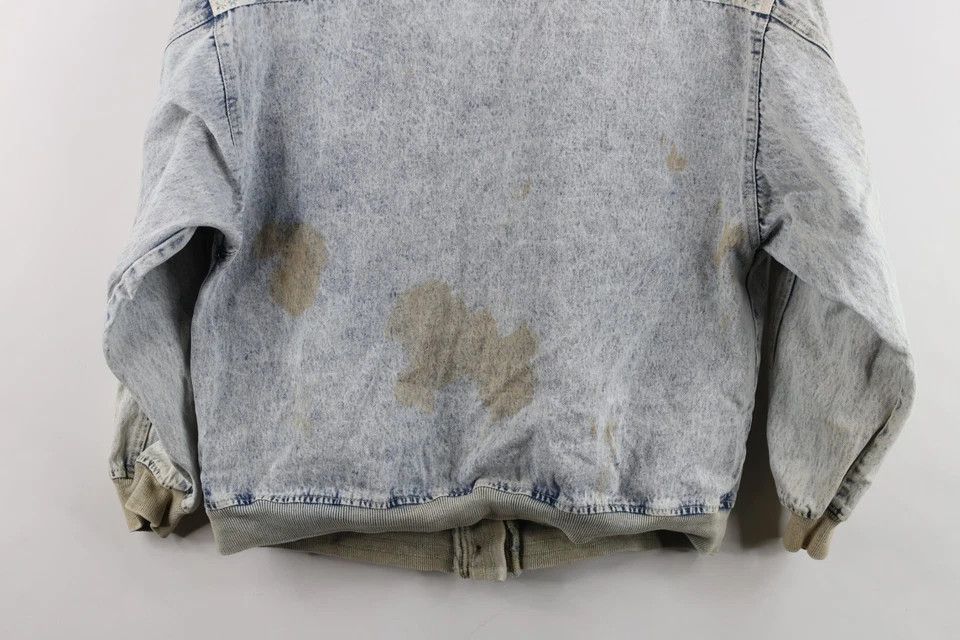 Vintage Vintage 90s Streetwear Acid Wash Denim Cardigan Jacket Size M / US 6-8 / IT 42-44 - 14 Thumbnail