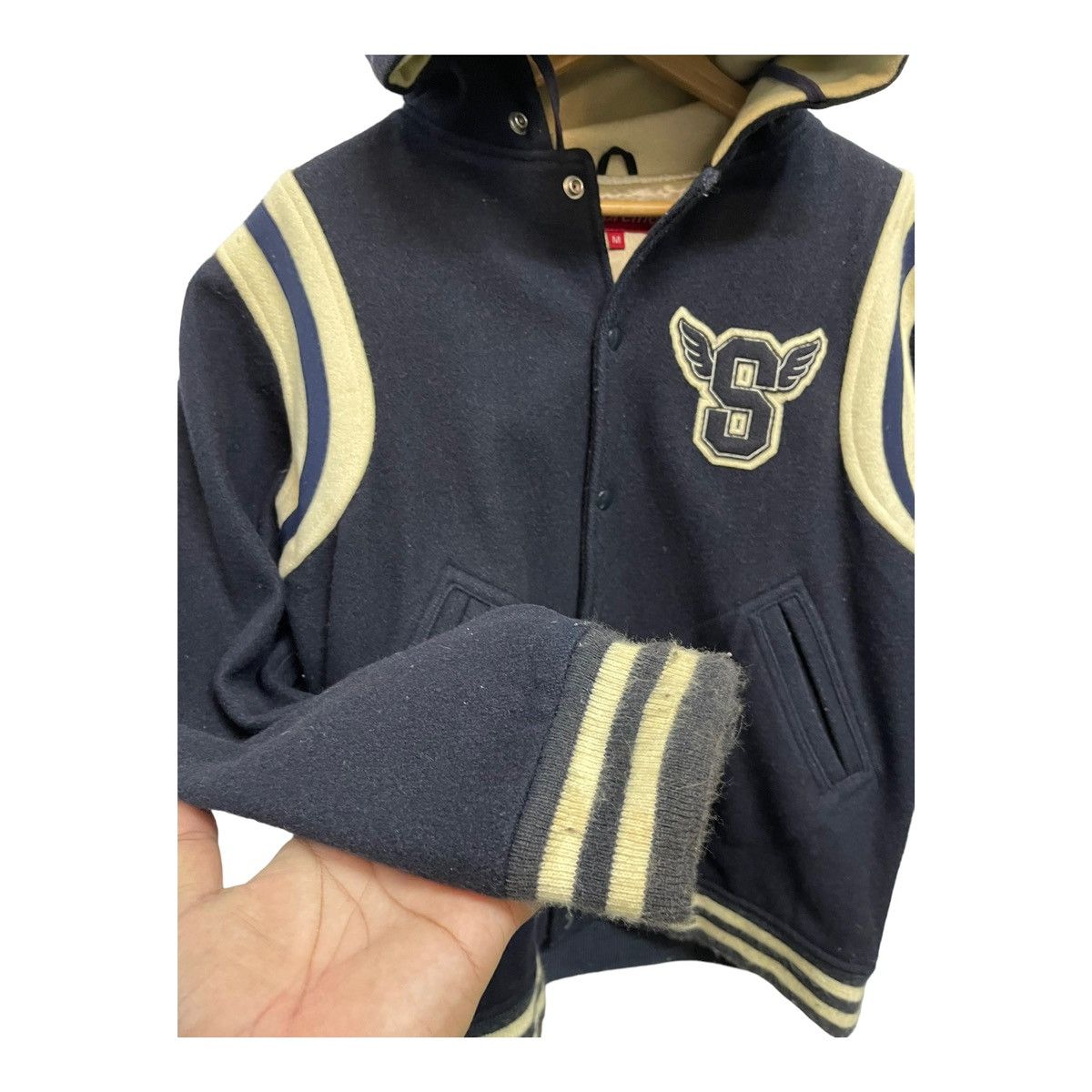 Supreme × Vintage SUPREME VARSITY JACKET #SKU-V7 DP1 Size US M / EU 48-50 / 2 - 4 Thumbnail
