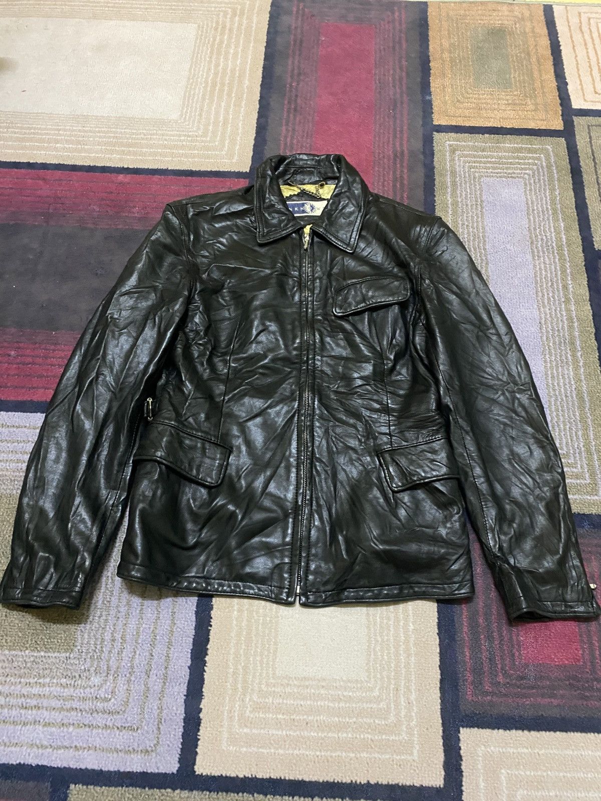Unknown London UNKNOWN LONDON LEATHER JACKET RIRI ZIPPER Size M / US 6-8 / IT 42-44 - 1 Thumbnail