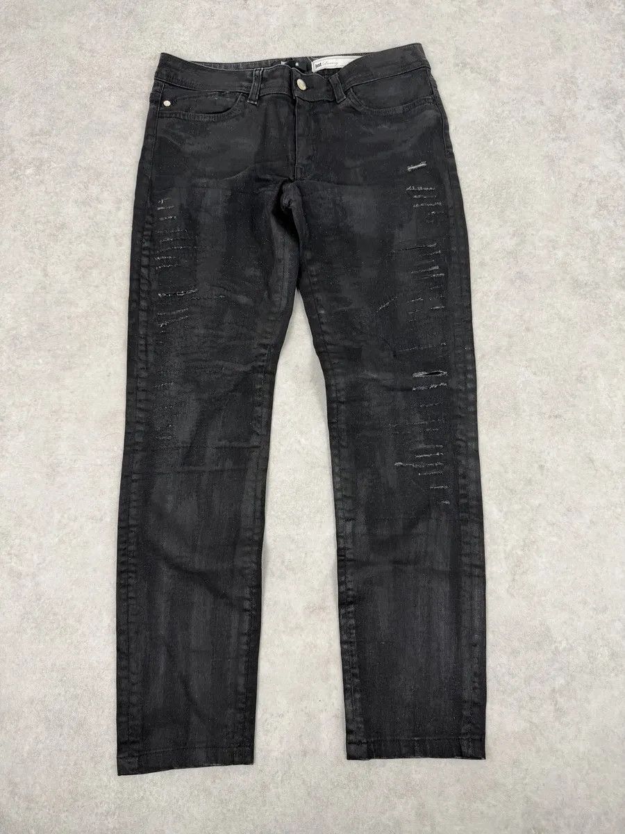 Just Cavalli AW2015 Cavalli Black Skinny Obscure Rock Denim Jeans Size US 30 / EU 46 - 1 Thumbnail