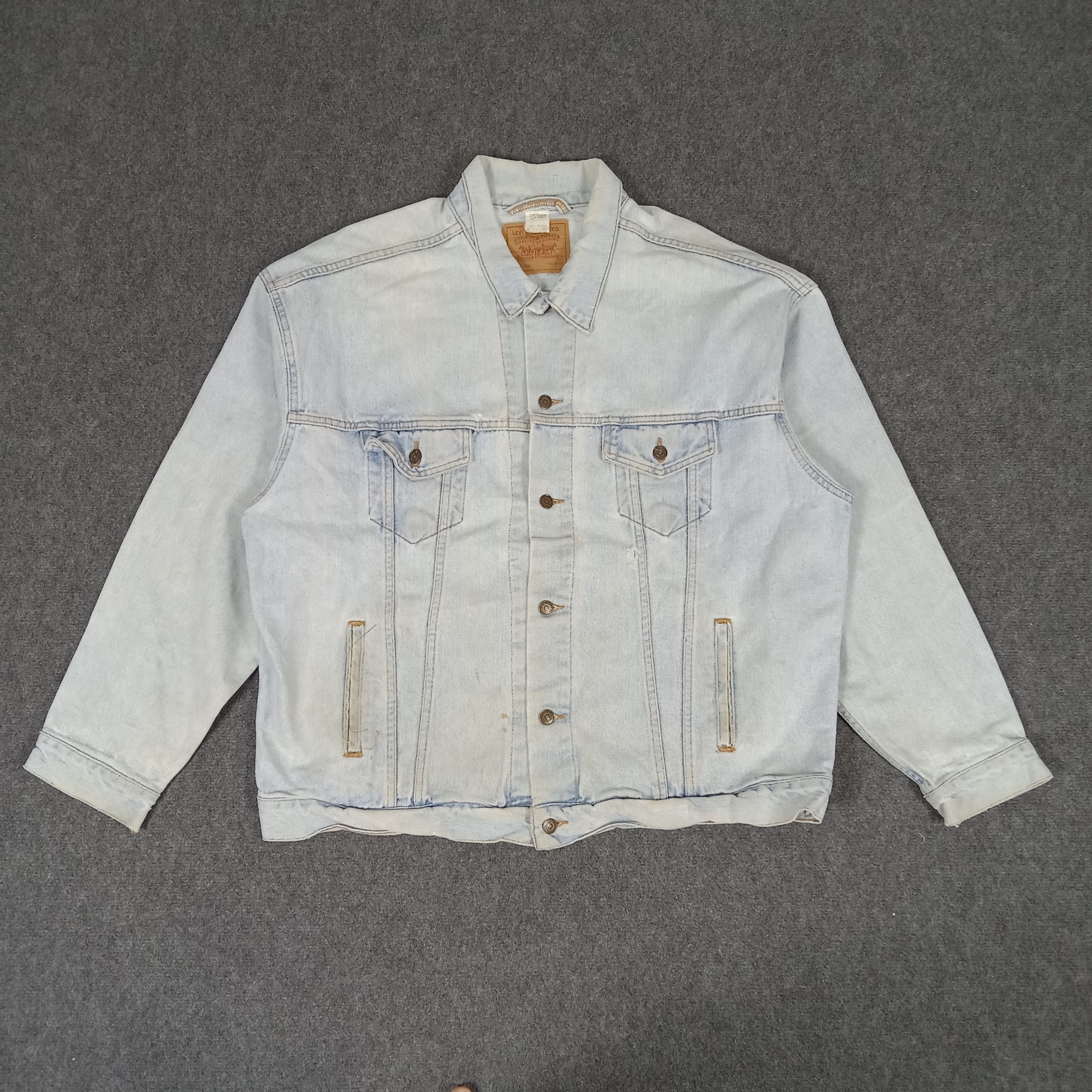Levi's × Vintage Levi's X Hysteric Glamour Custom Logo Denim Jacket Size US XXL / EU 58 / 5 - 4 Thumbnail