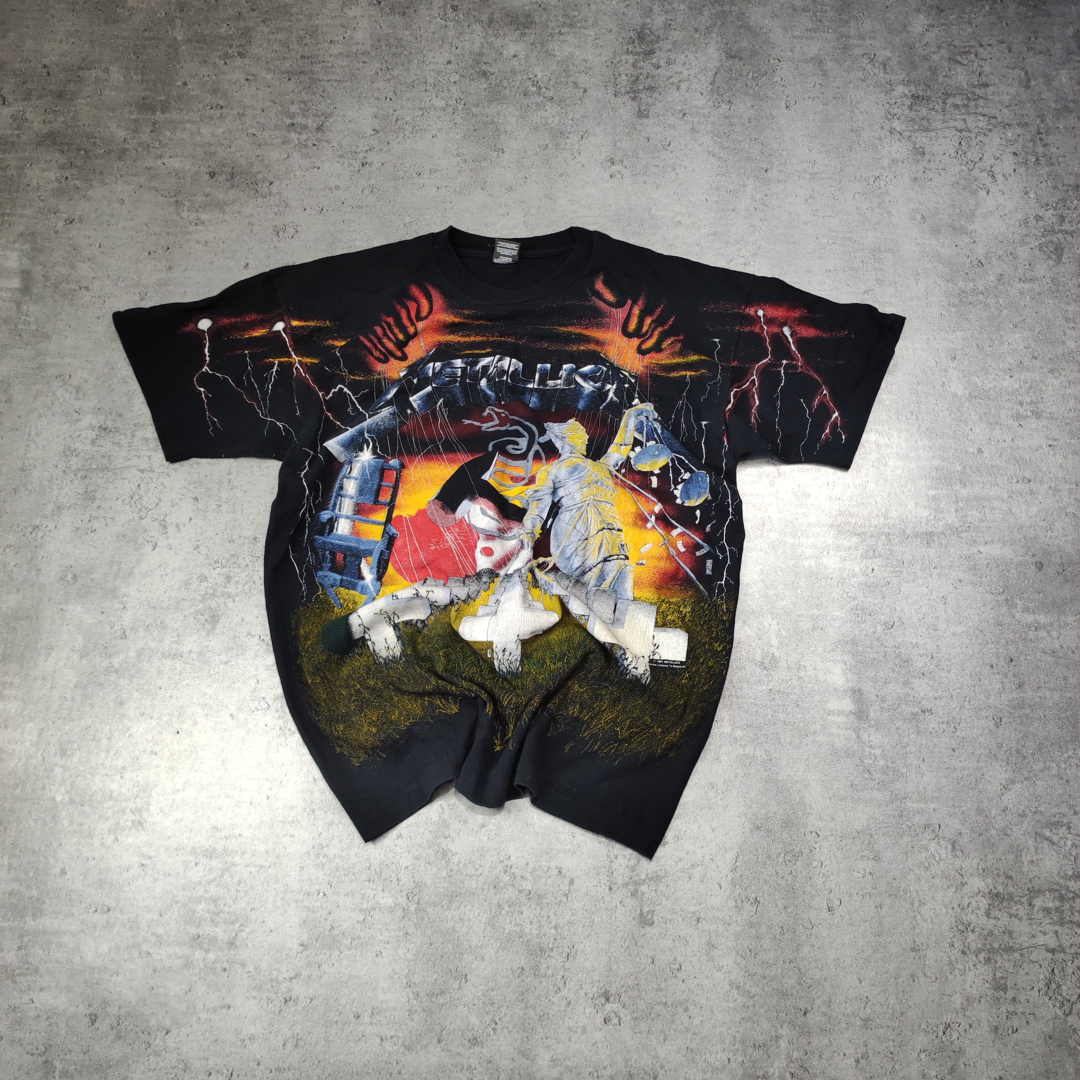 Brockum × Metallica × Vintage Rare! 1991 Metallica Album Cover 