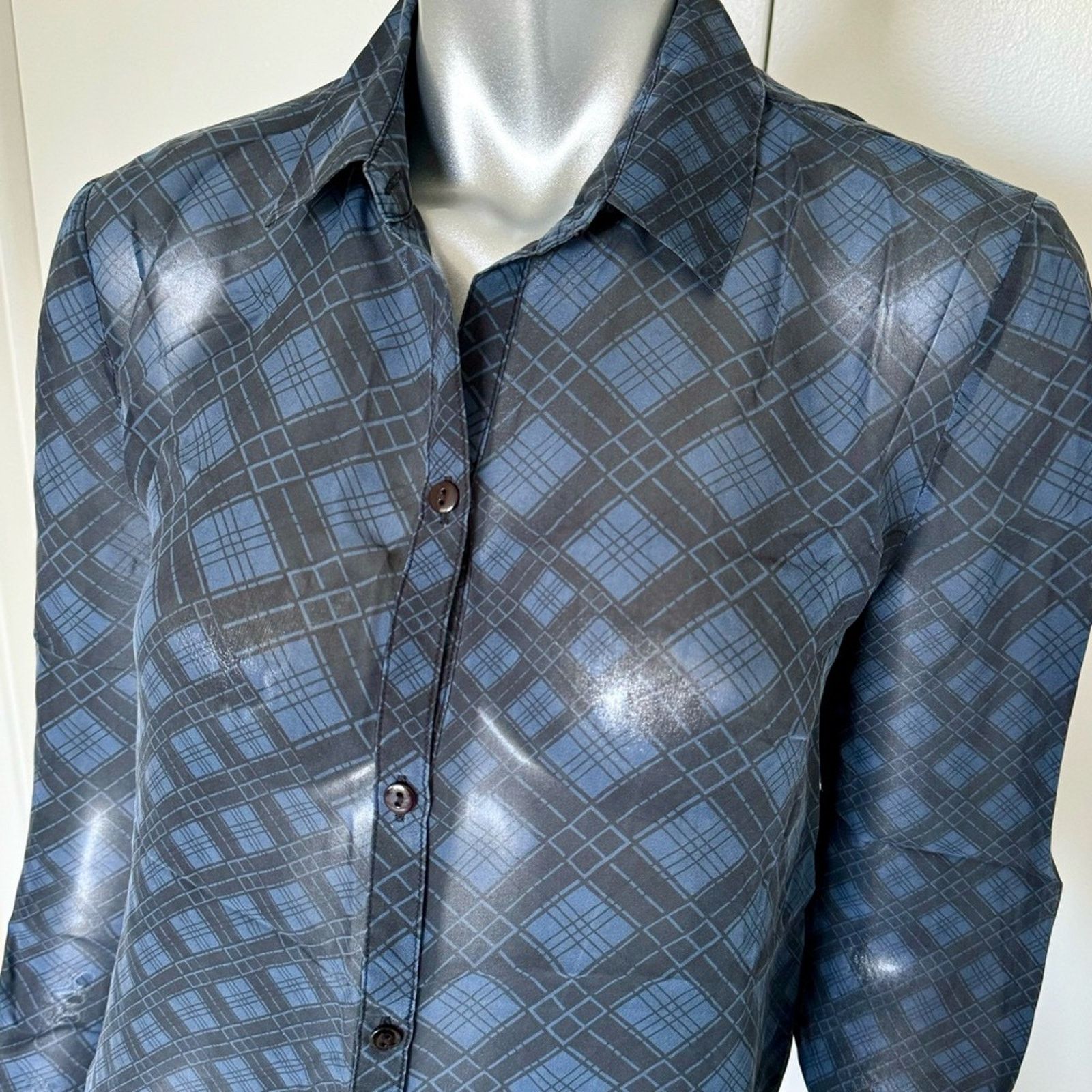 Paige PAGE Shirt, Size S, Dark Blue Size S / US 4 / IT 40 - 3 Thumbnail