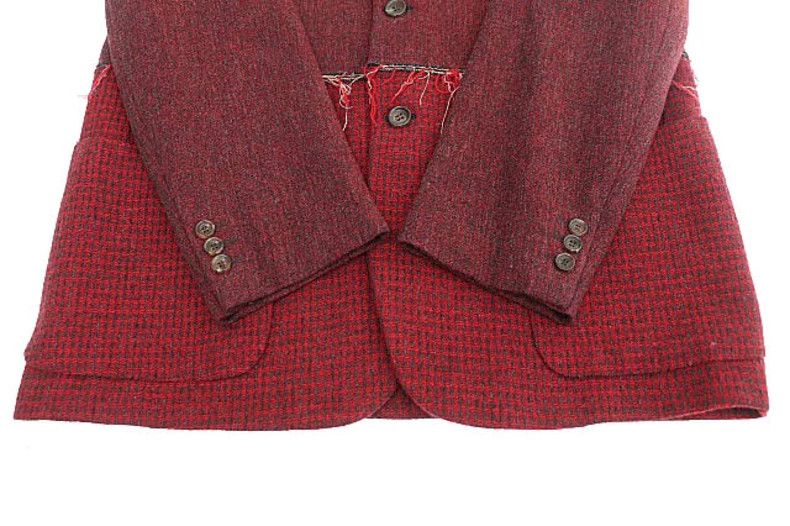 Comme des Garcons Comme Des Garcons Middle Ages Suit Jacket Splicing Design Size L / US 10 / IT 46 - 3 Thumbnail