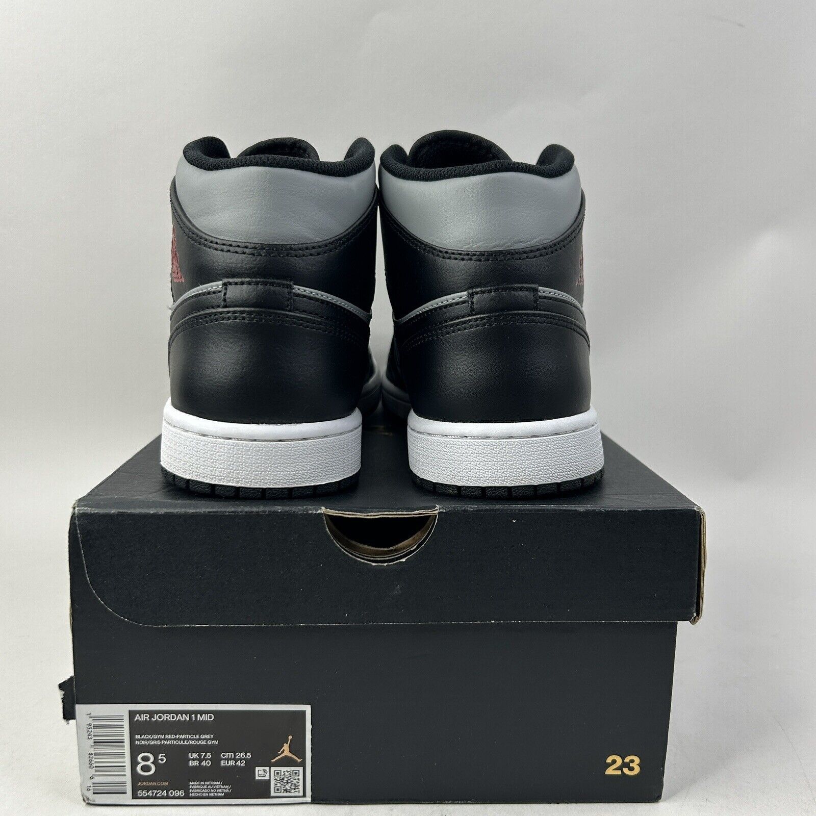 Nike Nike Shoes Air Jordan 1 Mid “Shadow/Particle Grey” 2024 Size US 8.5 / EU 41-42 - 5 Thumbnail