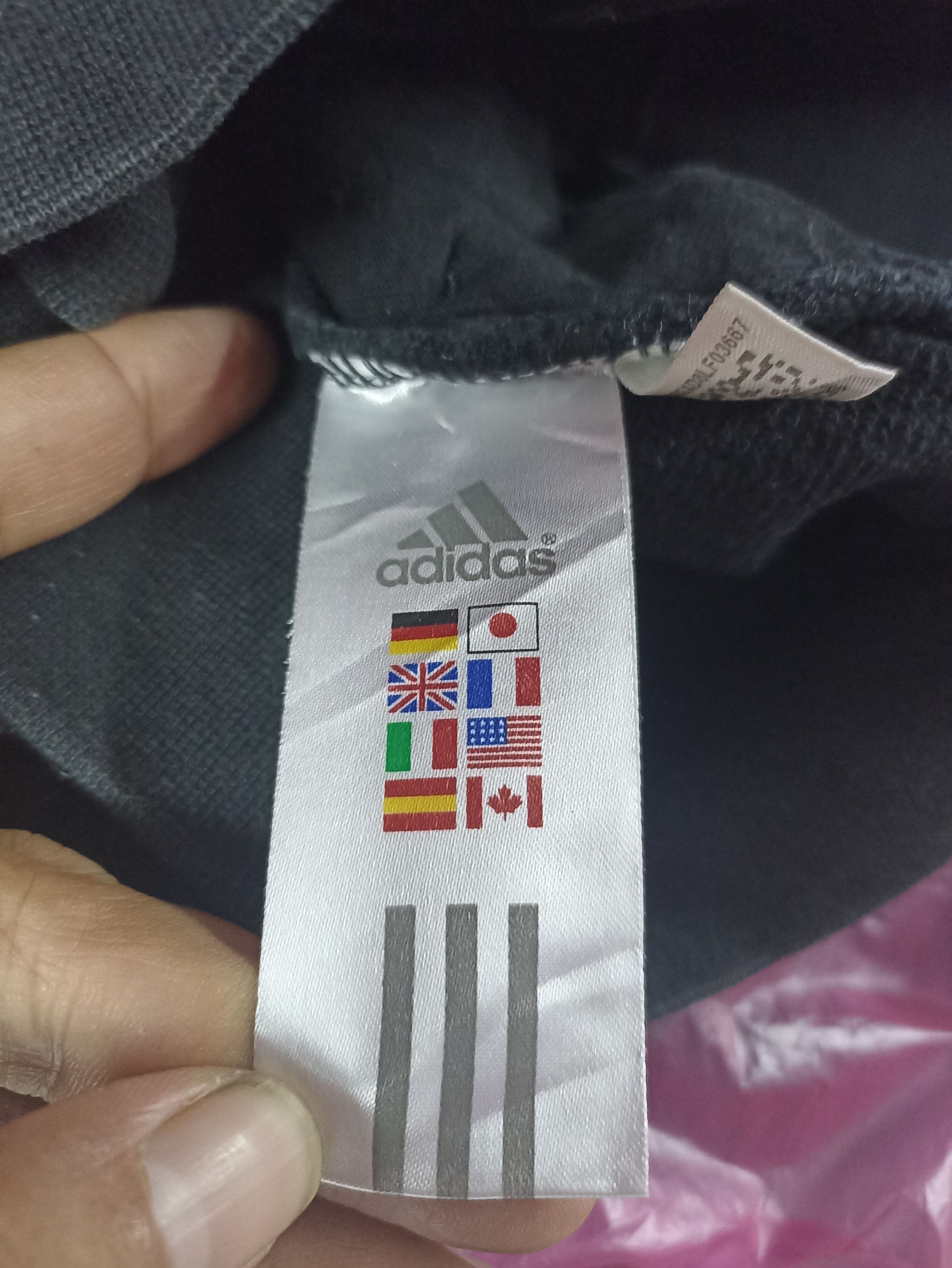 Adidas Vintage Adidas zipper sweater spell out Size US S / EU 44-46 / 1 - 8 Thumbnail