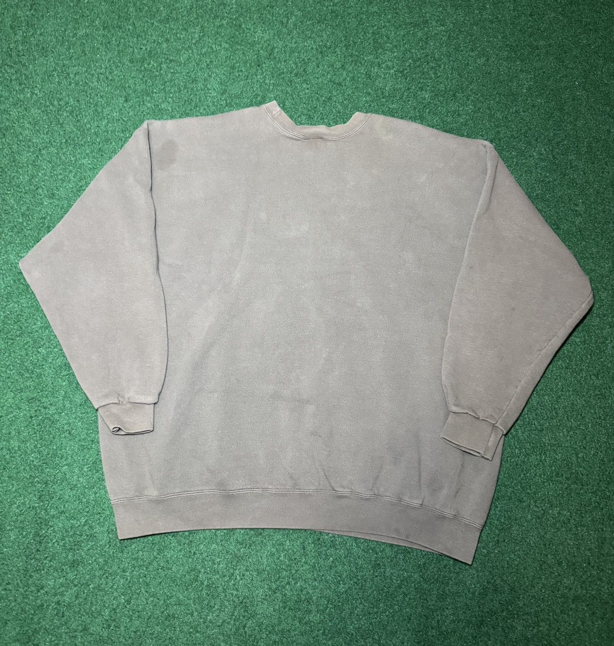Nike Vintage 90s Nike Brown Embroidered Swoosh Sweatshirt Size US XL / EU 56 / 4 - 4 Thumbnail
