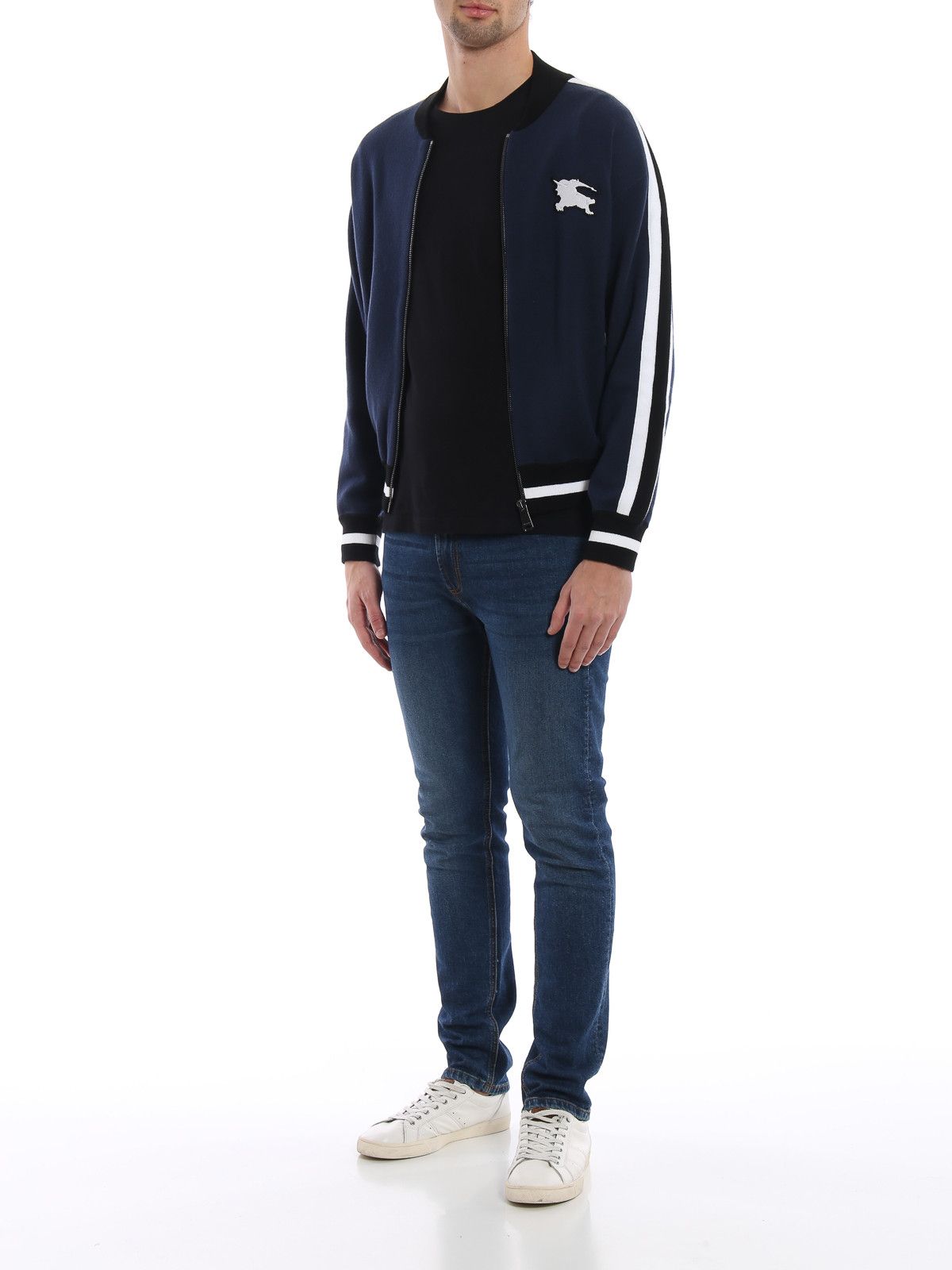 Burberry Burberry embroidered merino wool bomber jacket Size US L / EU 52-54 / 3 - 2 Thumbnail
