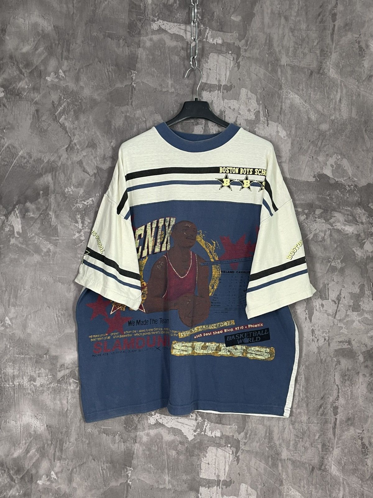 NBA × Vintage Vintage Boston Boys t shirt officially Licensed basketball Size US XL / EU 56 / 4 - 1 Thumbnail