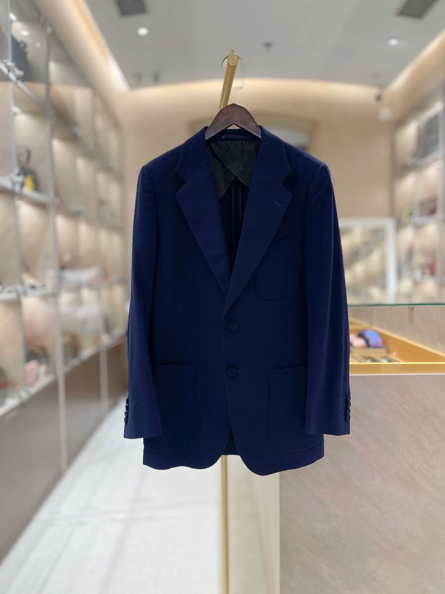 Gucci Gucci Deep Blue Wool Blazer Size 46 Size US S / EU 44-46 / 1 - 1 Thumbnail