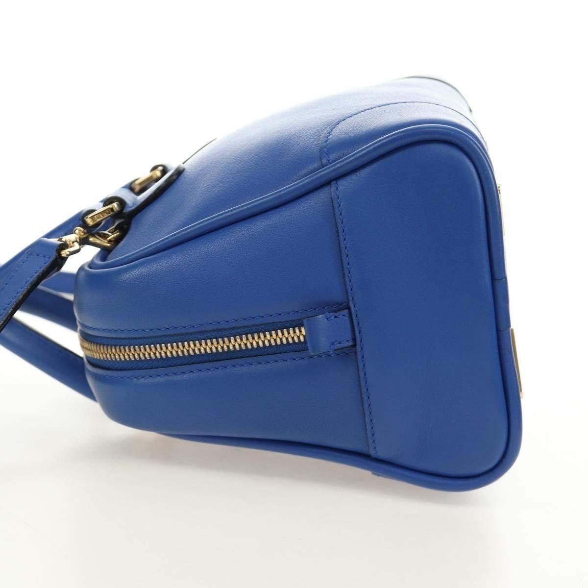 Loewe Loewe Classic Calfskin Amazona 75 Handbag Blue Size ONE SIZE - 4 Thumbnail