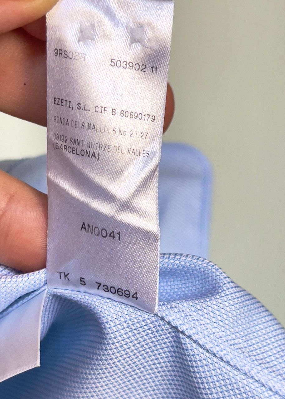 Ermenegildo Zegna 🔥 Ermenegildo zegna regular fit cotton shirt blue size L Size US L / EU 52-54 / 3 - 7 Thumbnail