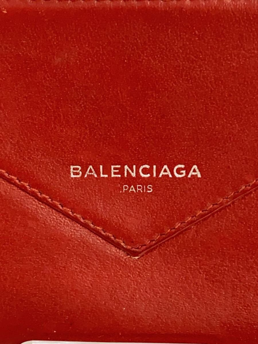 Balenciaga Balenciaga Paper Continental Zip Around Wallet Red Size ONE SIZE - 3 Thumbnail
