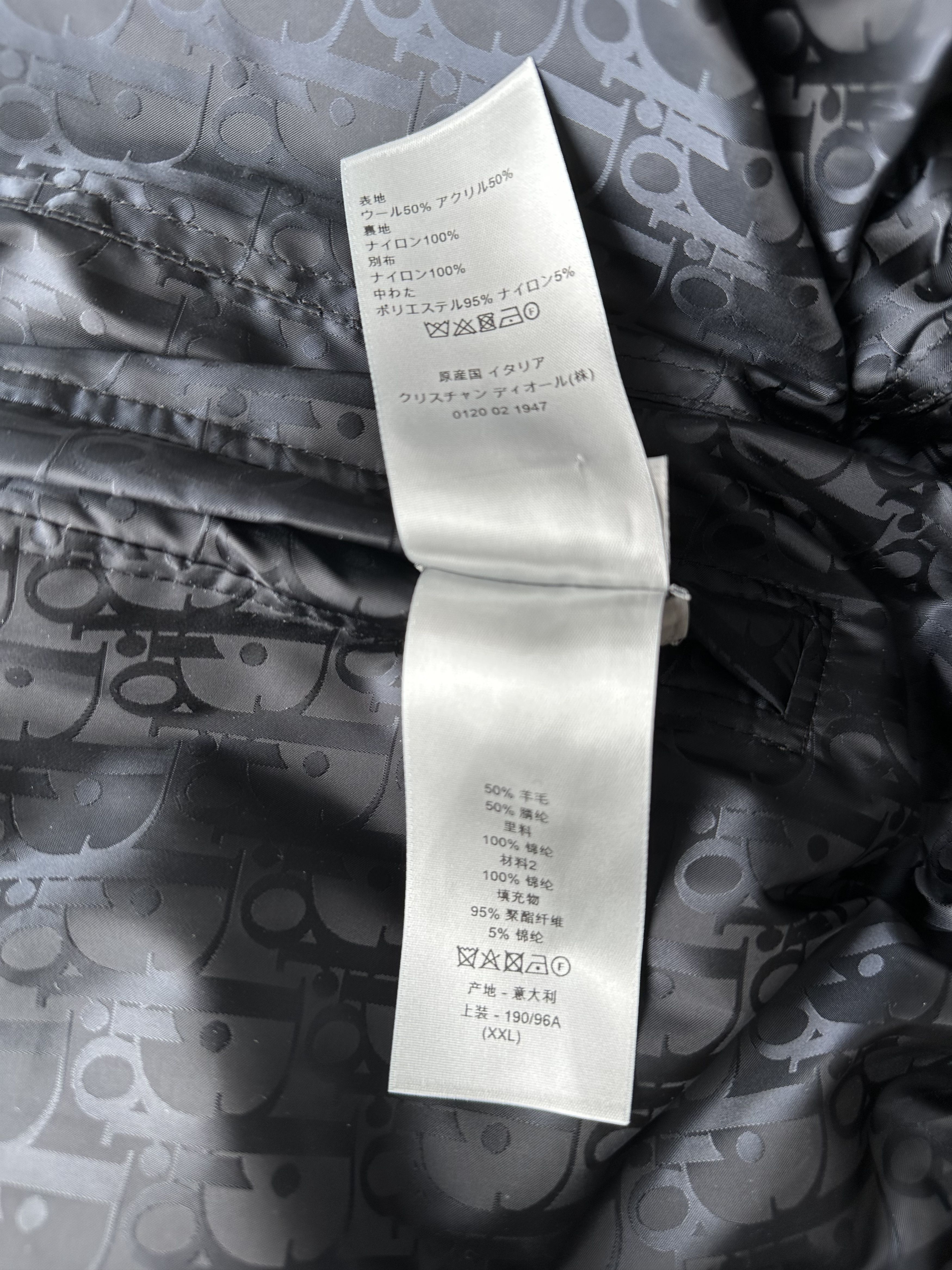 Dior Dior Black Oblique Reversible Fleece Jacket Size US XXL / EU 58 / 5 - 6 Thumbnail