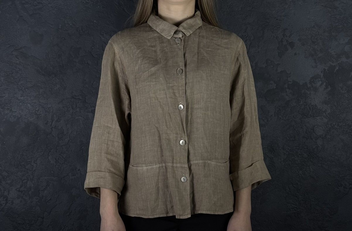 OSKA Oska Linen Lightweight Button Up Shirt Jacket Size 1 Size S / US 4 / IT 40 - 2 Thumbnail
