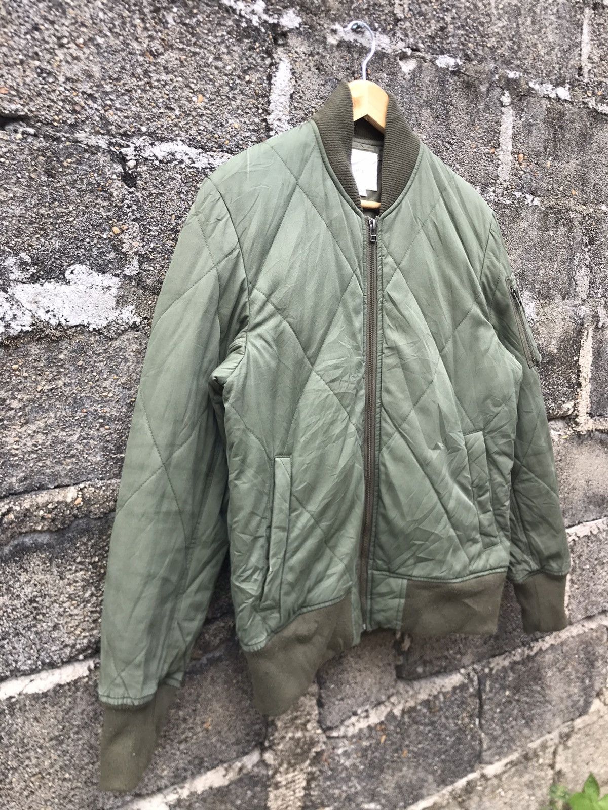 Japanese Brand 🌟Dear Laurel Military Style Quilted Bomber Jacket Size US M / EU 48-50 / 2 - 2 Thumbnail