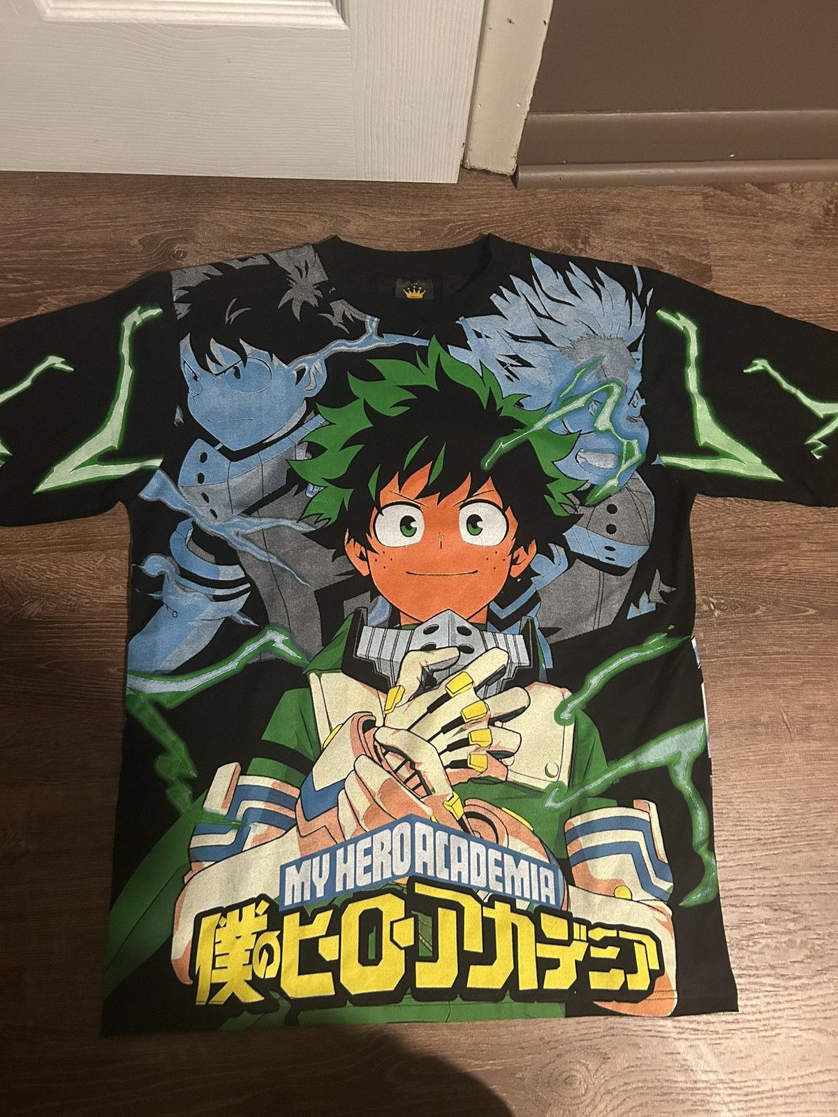 Other Black and green My Hero Academia AOP shirt Size US XL / EU 56 / 4 - 1 Thumbnail