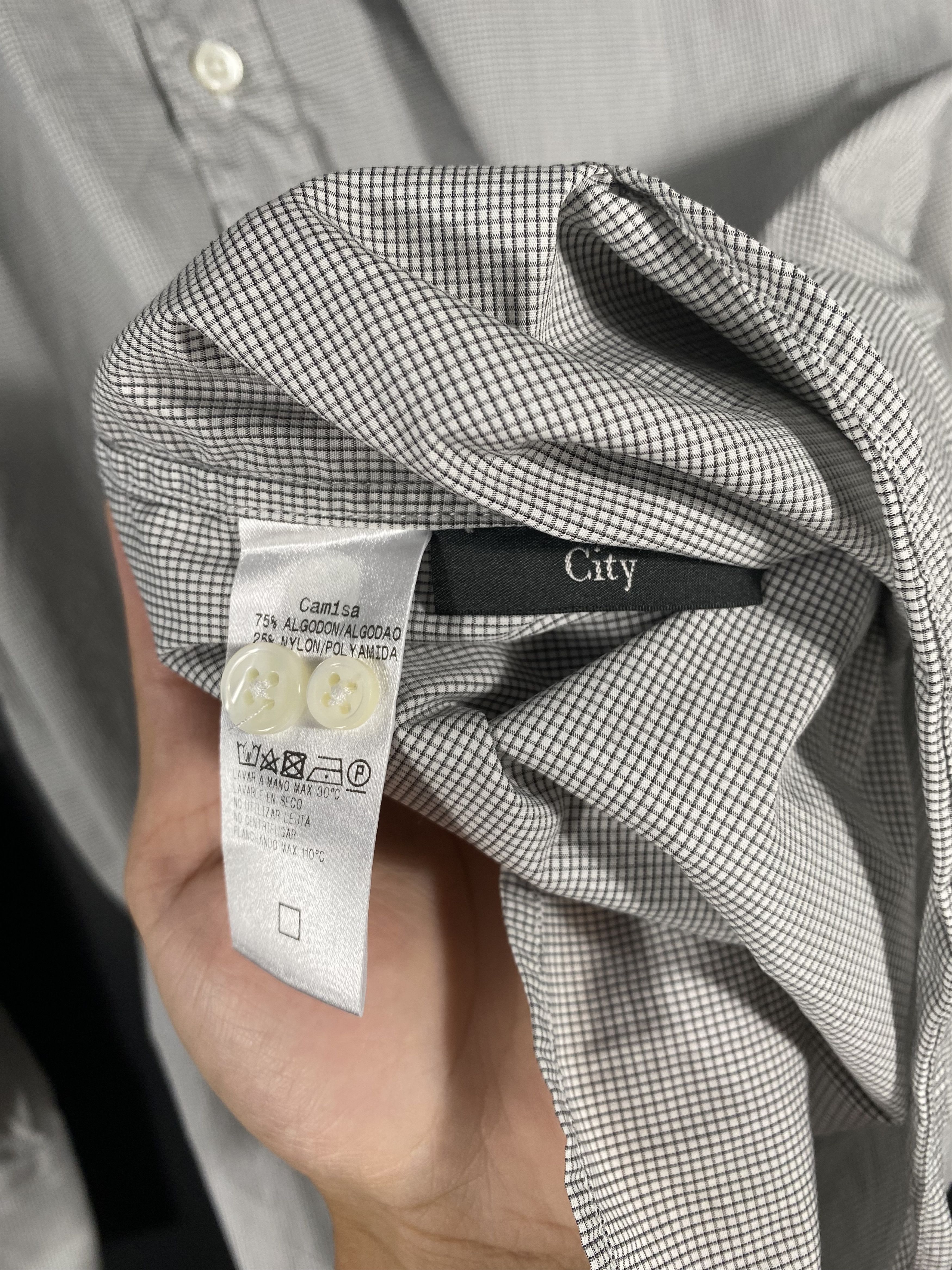 Z Zegna Z Zegna Grey City Button Up Shirt Size S Size US S / EU 44-46 / 1 - 5 Thumbnail