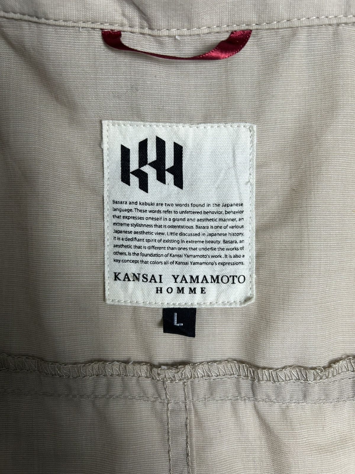 Designer × Japanese Brand × Kansai Yamamoto KANSAI YAMAMOTO ZIPPER WORK COTTON JACKET Size US L / EU 52-54 / 3 - 6 Thumbnail