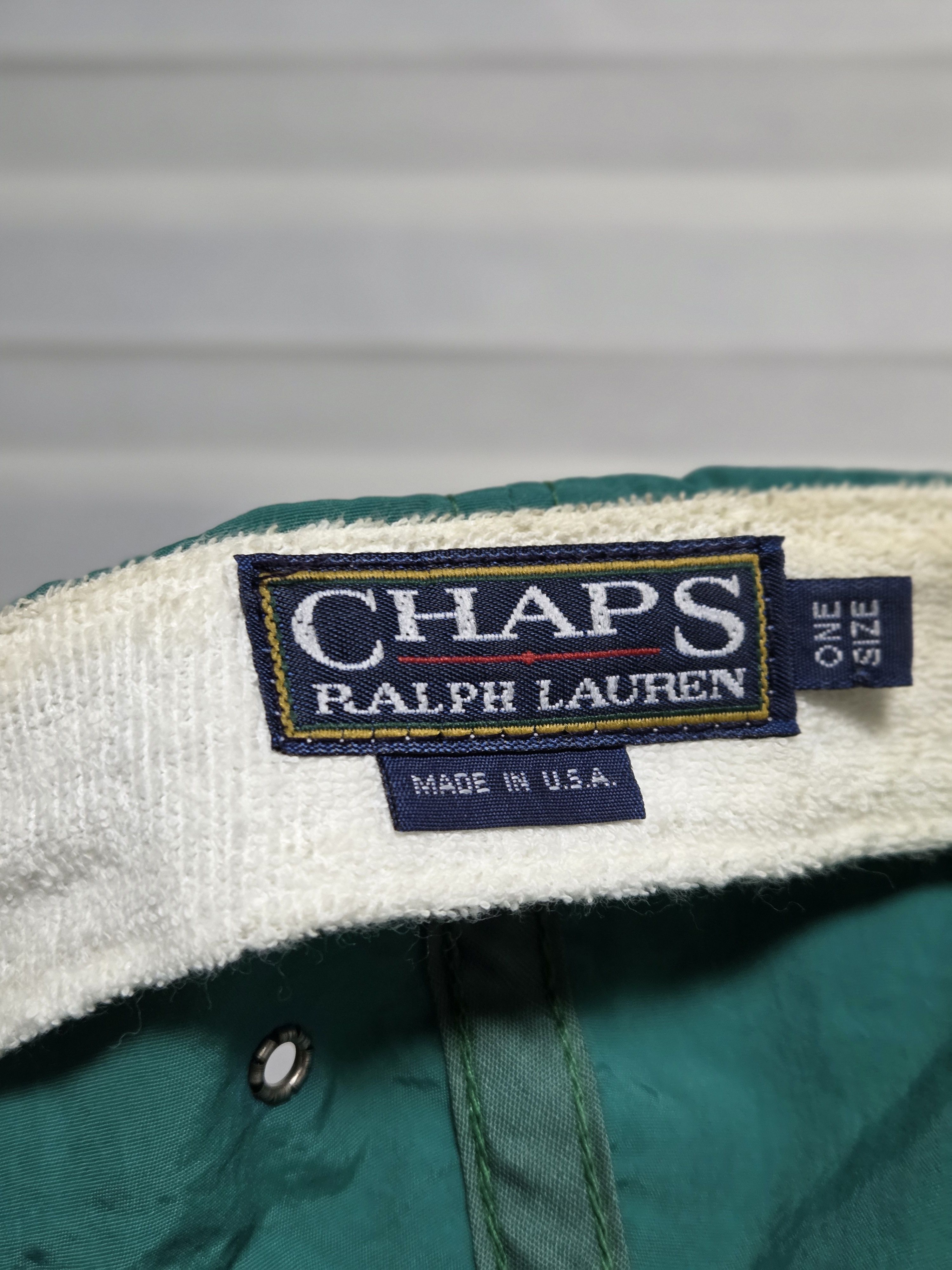 Chaps Ralph Lauren VTG MADE IN USA Chaps ralph lauren nylon Inner terry cap Size ONE SIZE - 6 Thumbnail