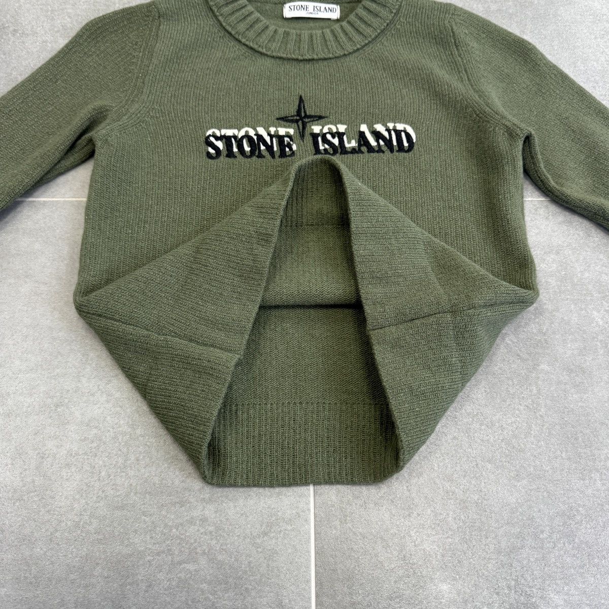 Stone Island Stone Island Junior Knit Wool Sweater Size 4/104 Size US XXS / EU 40 - 8 Thumbnail