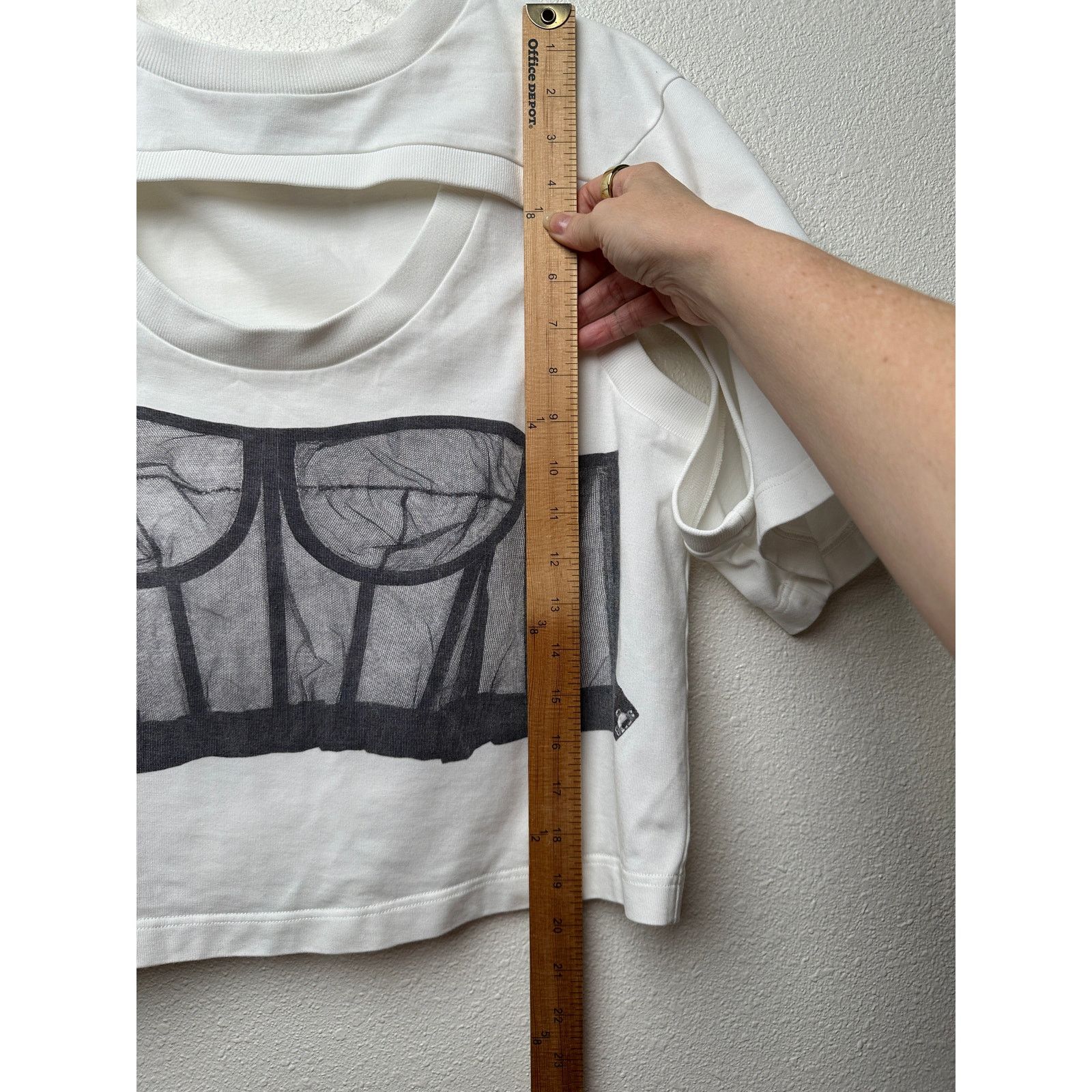 Alexander McQueen Alexander McQueen T-Shirt White Womens US M Corset Size M / US 6-8 / IT 42-44 - 14 Thumbnail