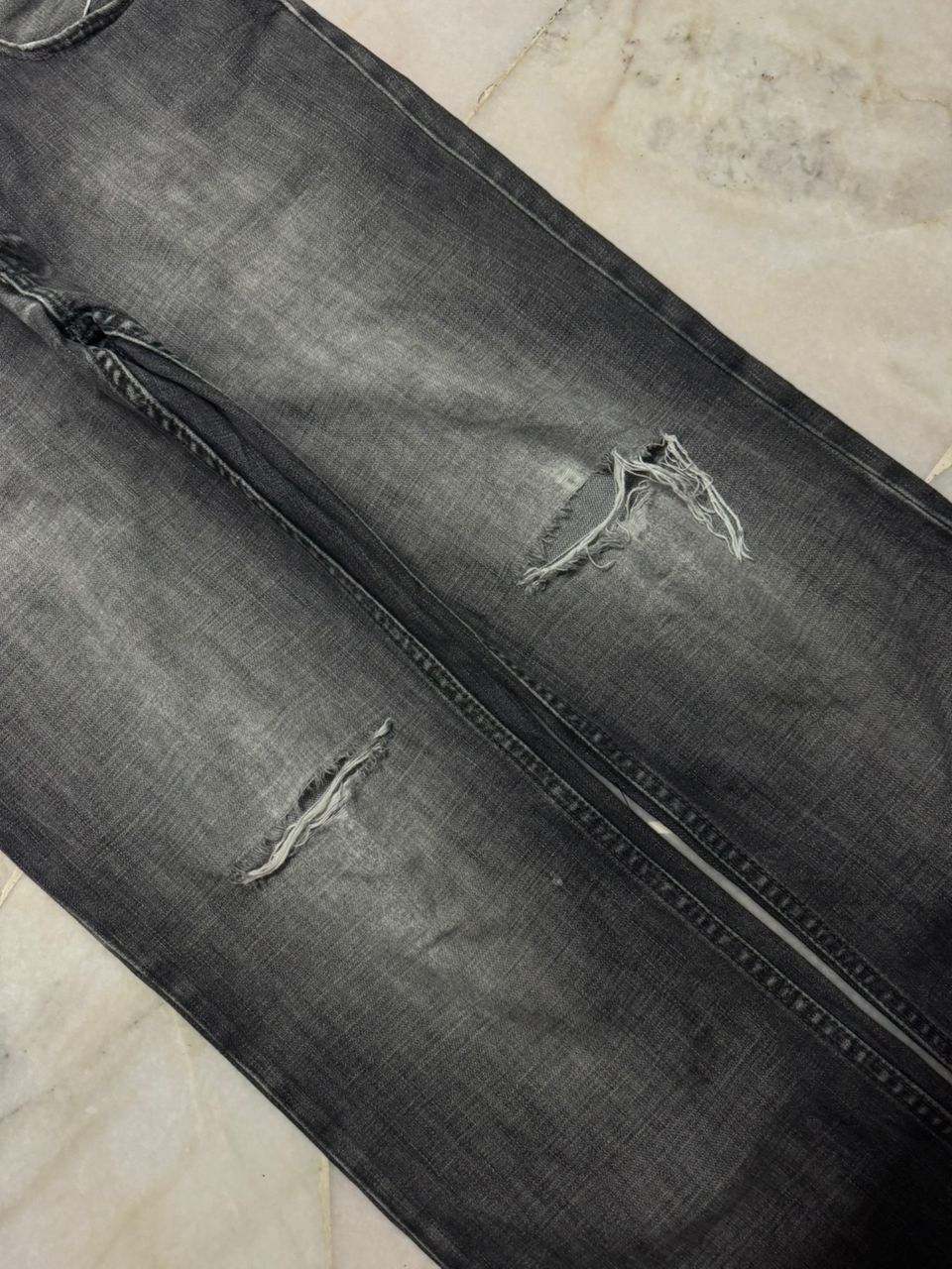 Gap 💥Thrashed Grunge💥90s Gap Mudwash Distressed Straight Fit Size US 32 / EU 48 - 7 Thumbnail