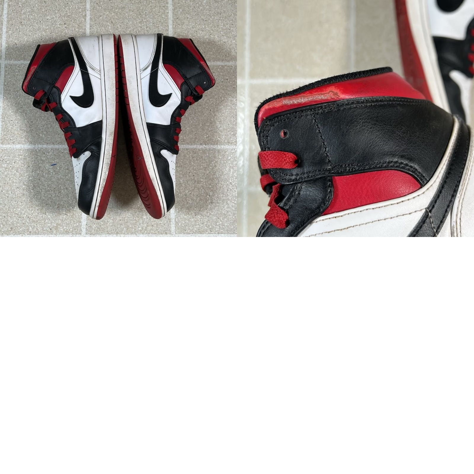 Jordan Brand Jordan Air Jordan 1 Mid Sneaker Gym Red Black White DQ8426-106 Leather Mid Top Men Size US L / EU 52-54 / 3 - 8 Thumbnail