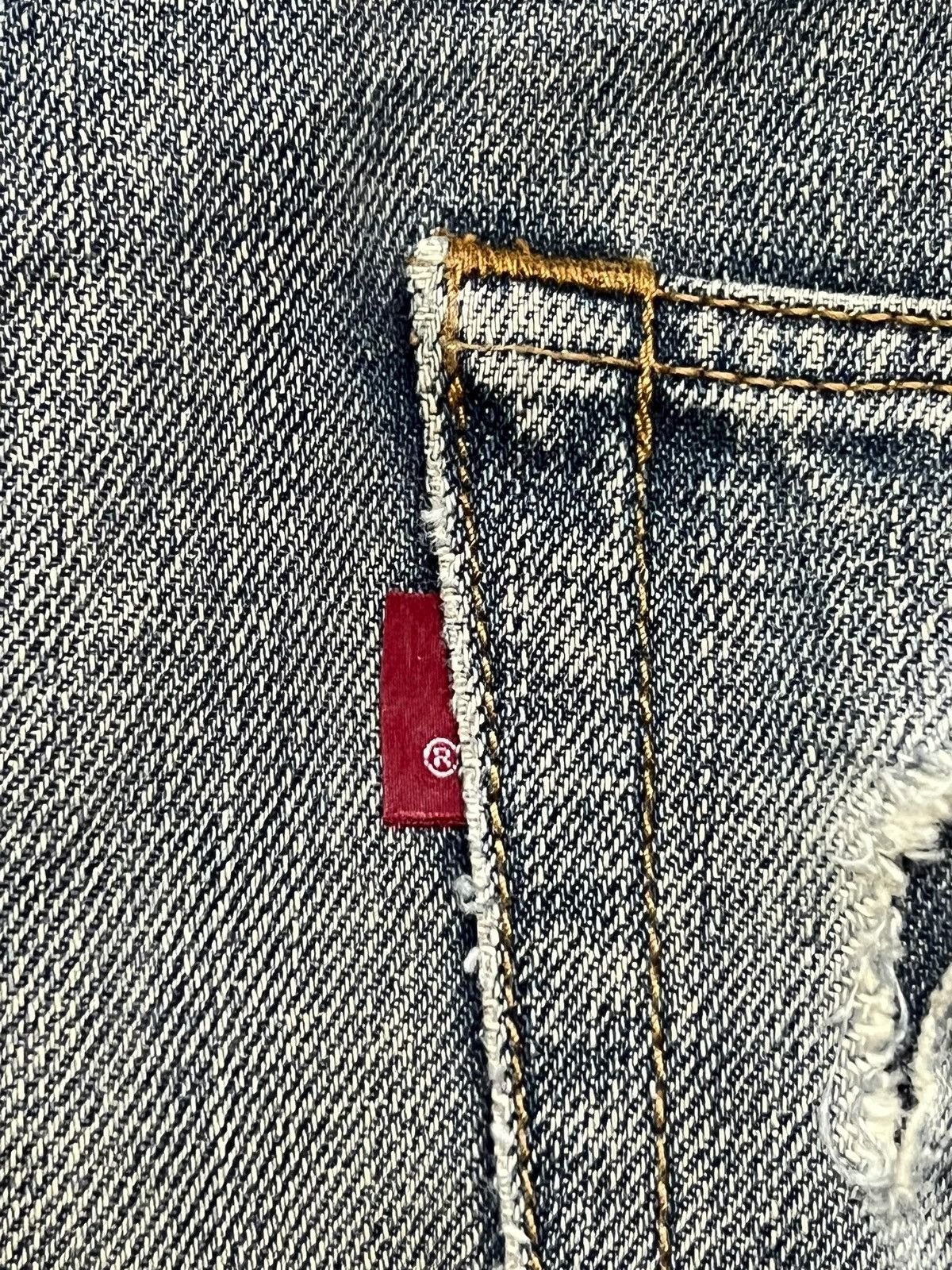 Japanese Brand Baggy Vintage Bobson Chessking Japan - Faded Wash,Distressed Size US 33 - 12 Thumbnail