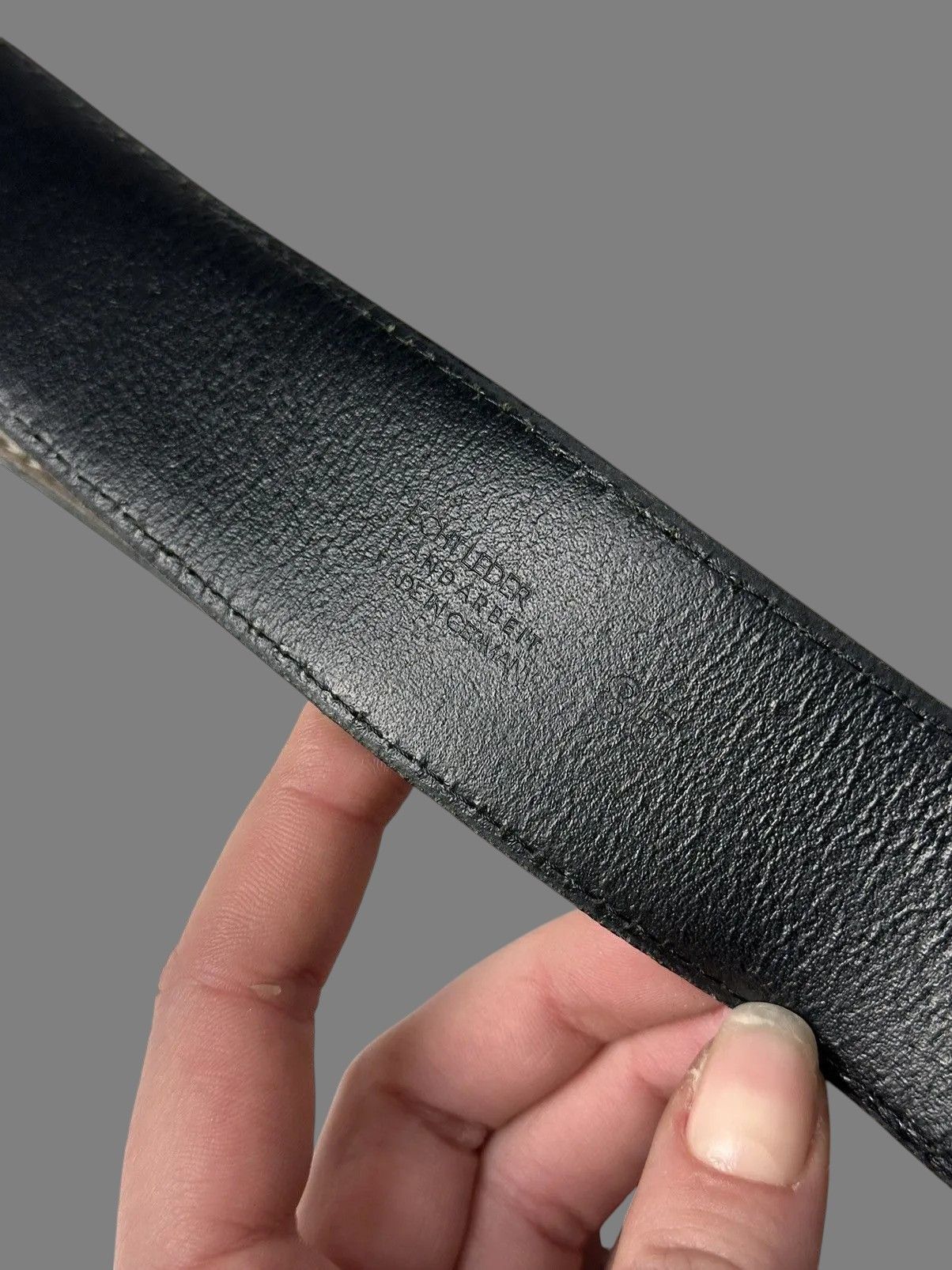 Beauty Beast Brown Leather Belt Minimal Everyday Classic Vintage Style Size ONE SIZE - 10 Thumbnail