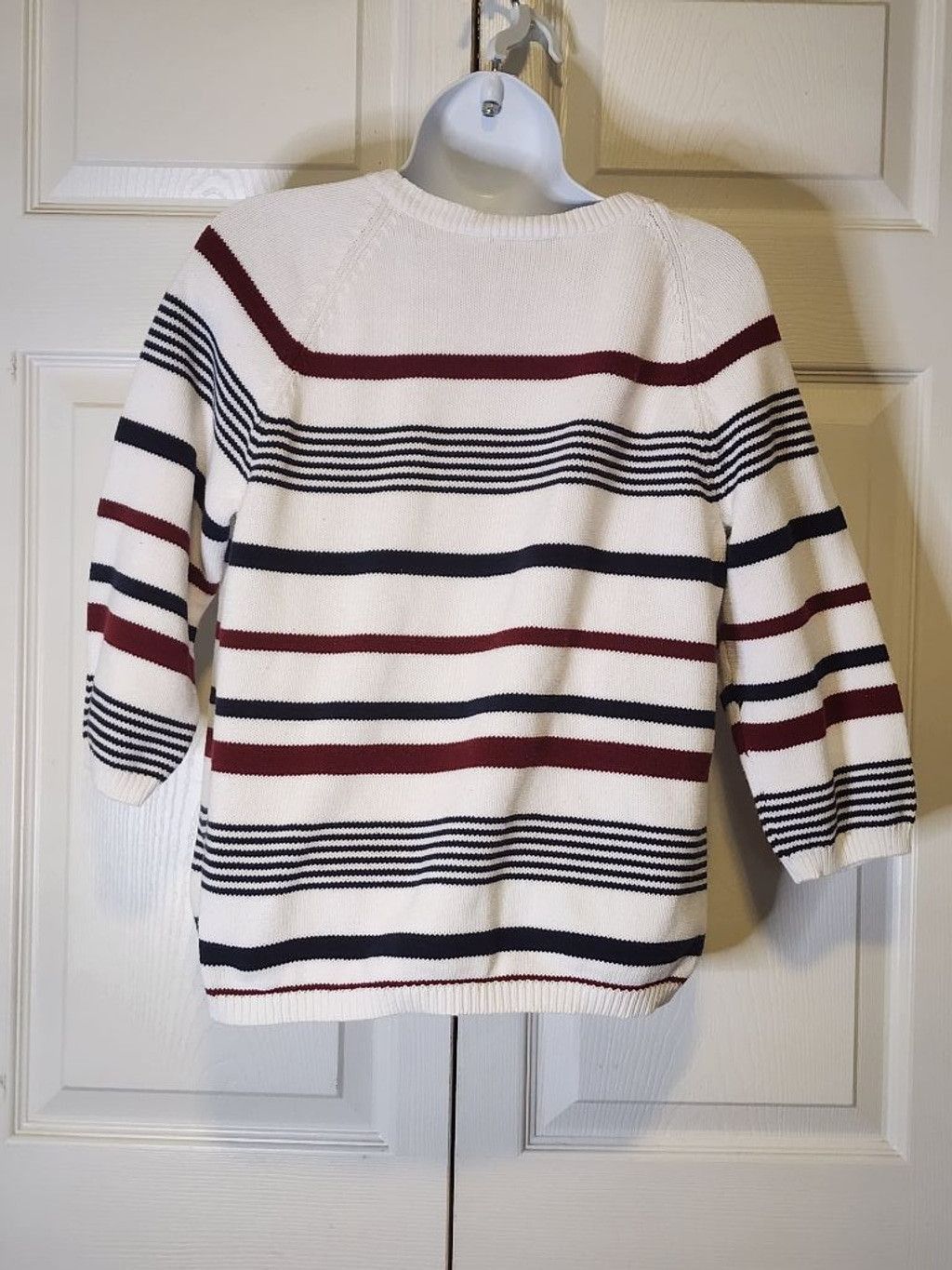Other Christopher & Banks Stripes Sweater Size L / US 10 / IT 46 - 3 Thumbnail