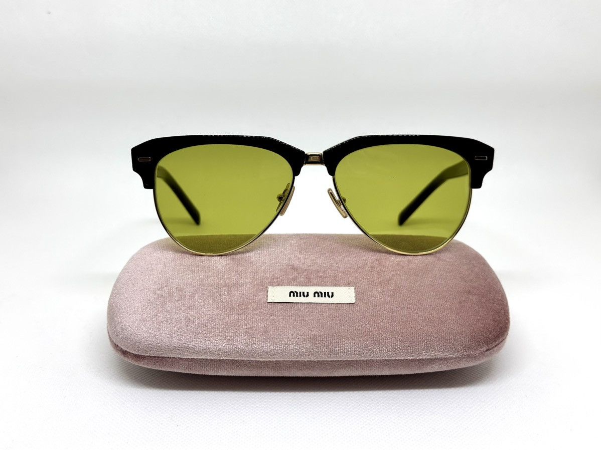 Miu Miu Brand and NEW Miu Miu sunglasses MU 09ZS 1AB07O Size ONE SIZE - 7 Thumbnail