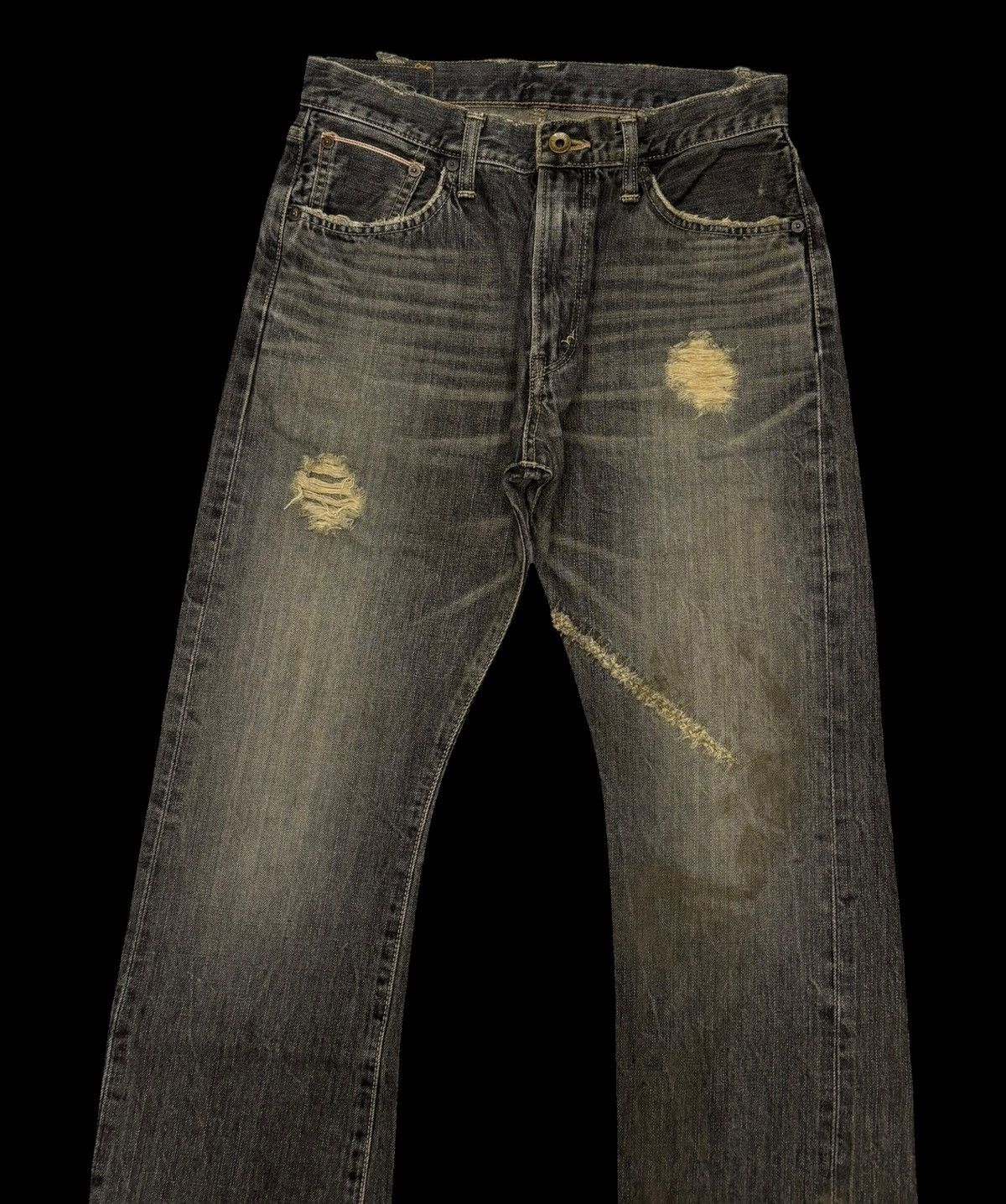 Edwin Flare Jeans Edwin 505s Selvedge Mud Wash Flare Denim Jeans Size US 29 - 6 Thumbnail